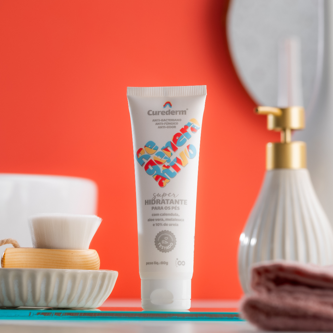 Curederm® 80g - Creme para Hidratação Profunda de Pés - Foots®