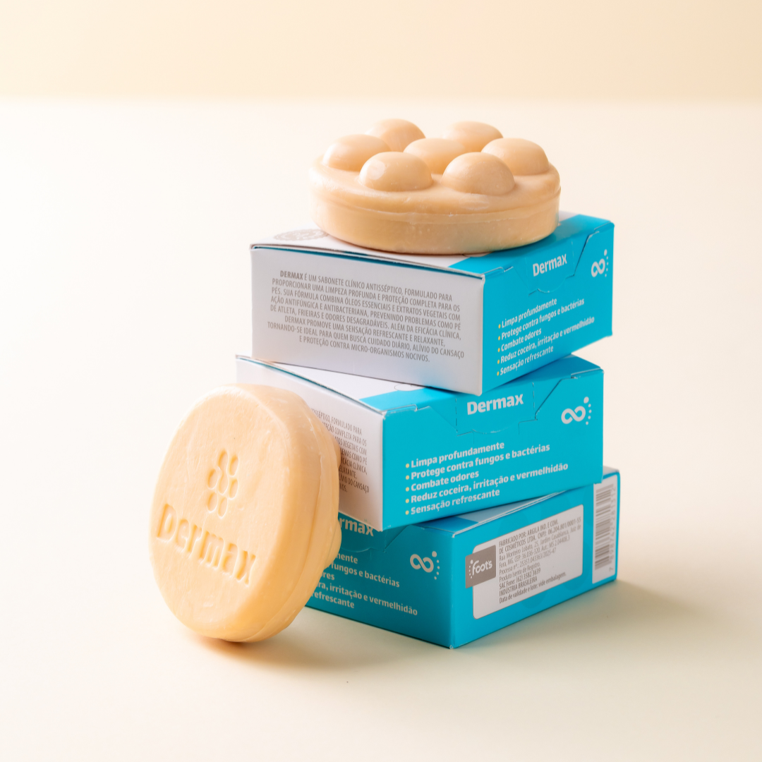 Dermax® 80g – Sabonete Clínico para os Pés - Foots®