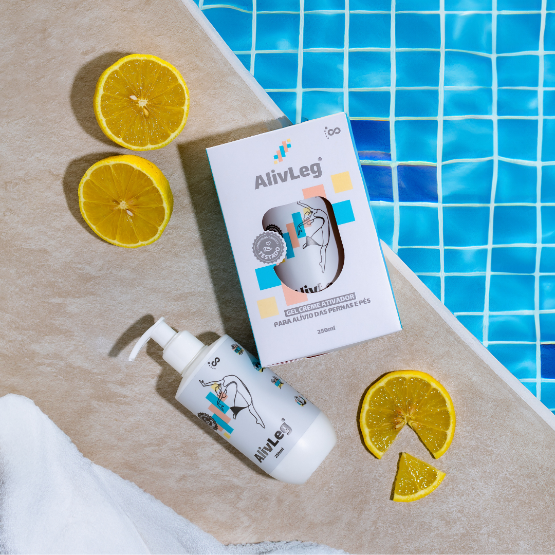 Alivleg® - Gel Ativador para Alívio de Pernas e Pés 250ml - Foots®
