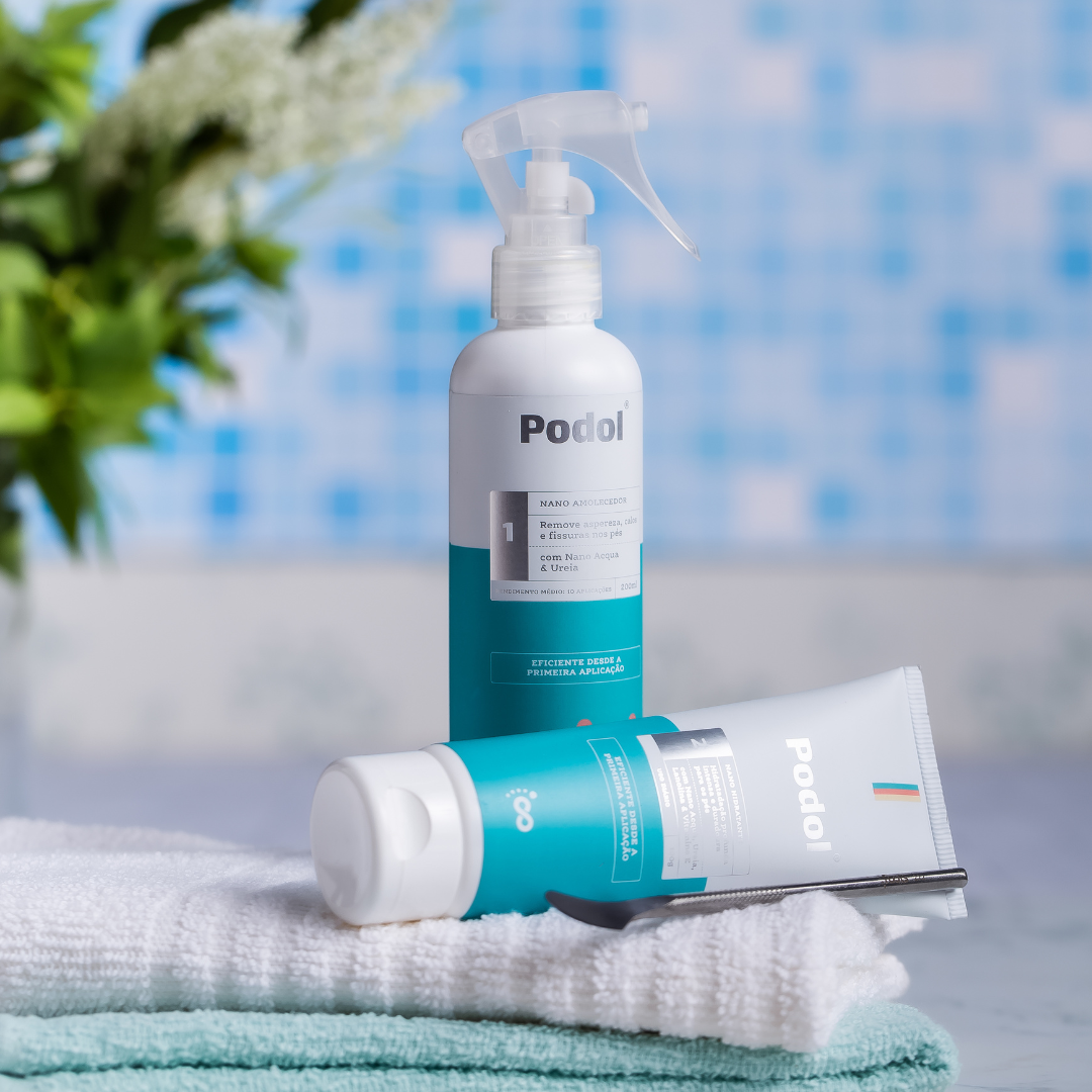 Kit Pé Lisinho (Podol - Amolecedor, Hidratante e Espátula) - Foots®