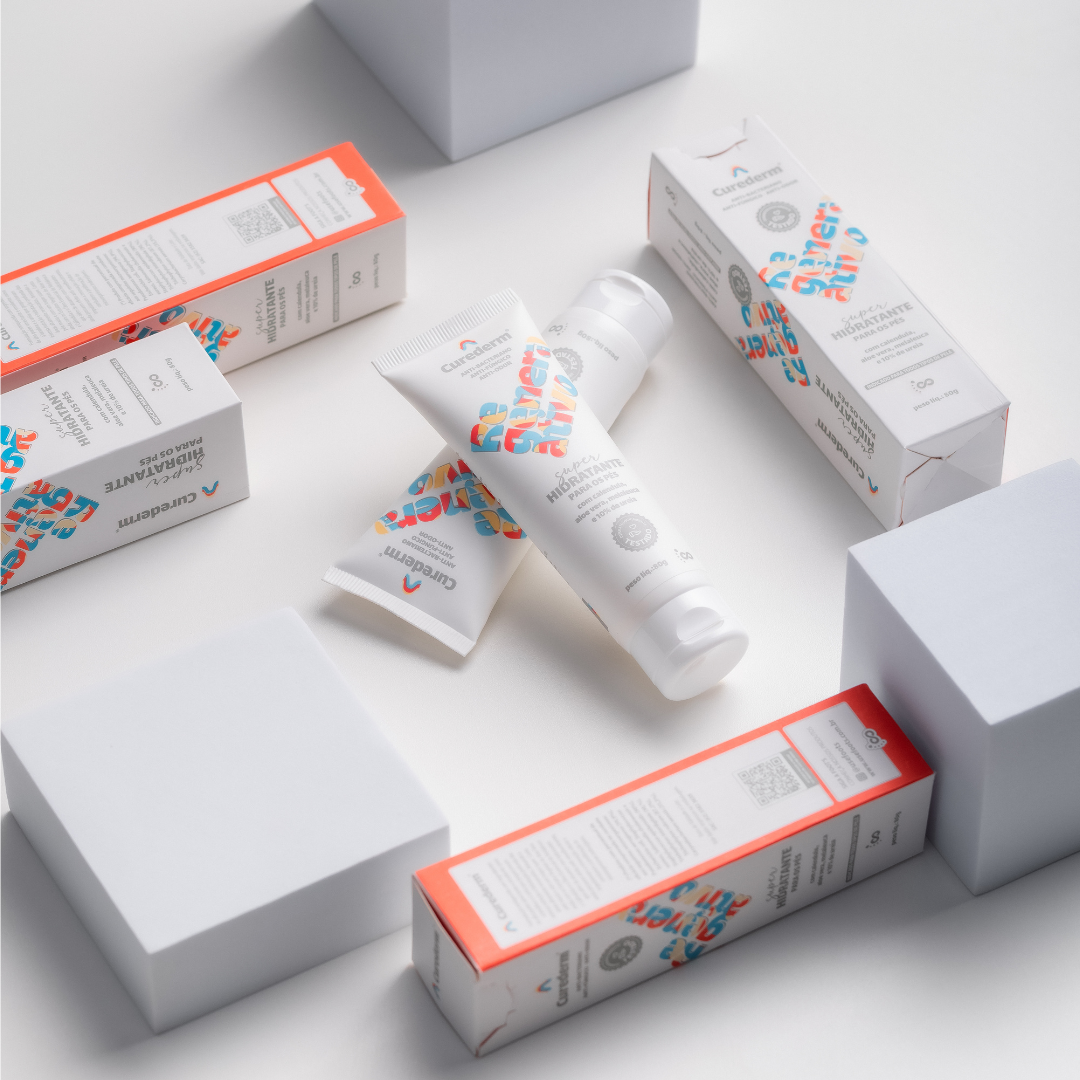 Curederm® 80g - Creme para Hidratação Profunda de Pés - Foots®