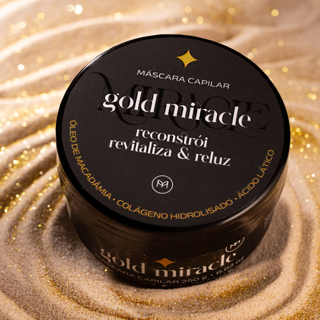Máscara Reconstrutora Gold Miracle 250g