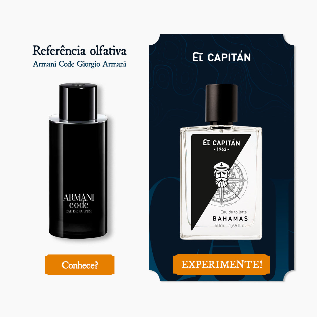 Perfume Bahamas 50ml (Inspirado Armani Code) I El Capitán®