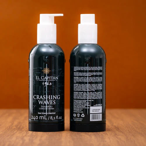Shampoo Crashing Waves - Para Cabelo e Barba I El Capitán®
