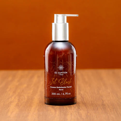 Creme Esfoliante Facial - Jet Black 200ml I El Capitán®