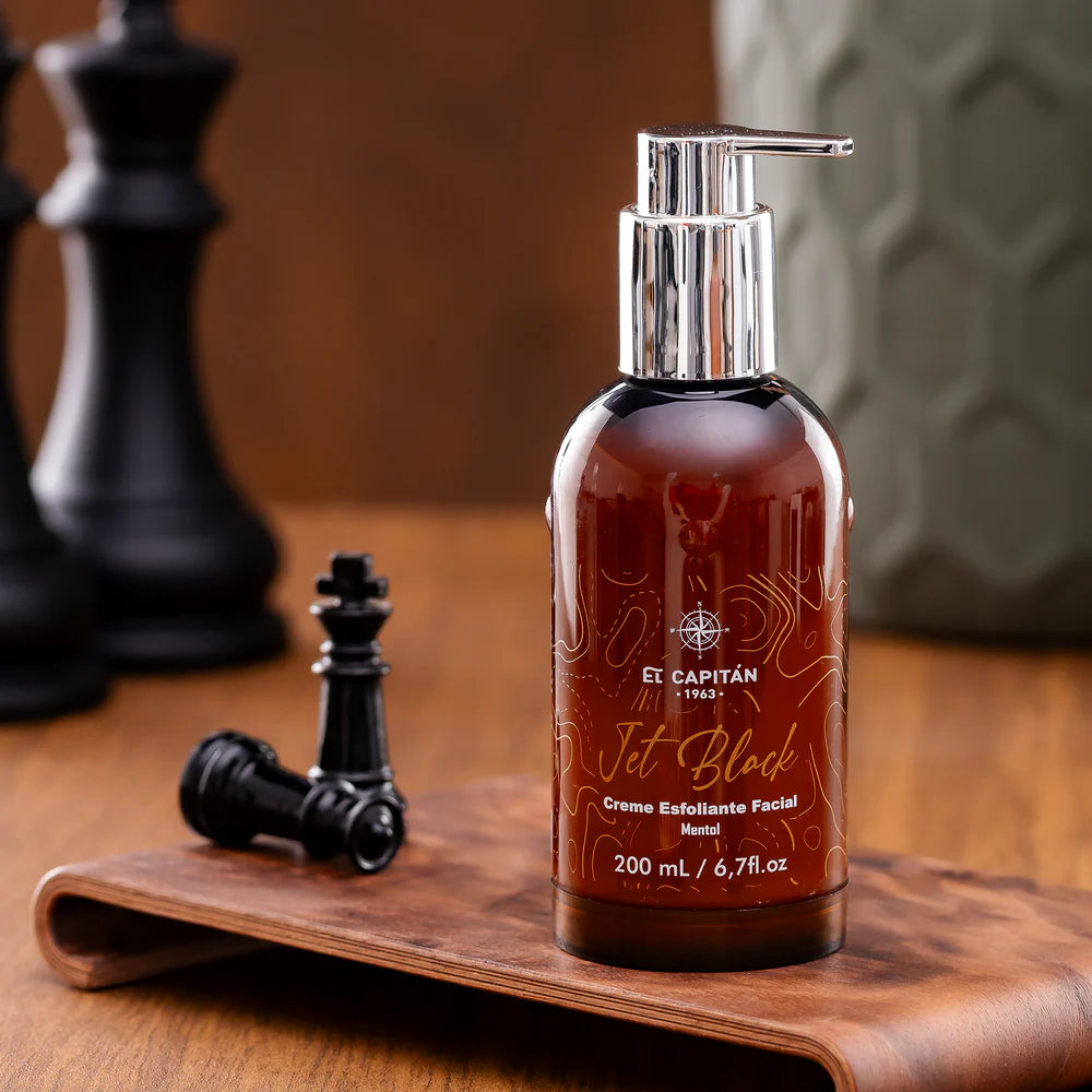 Creme Esfoliante Facial - Jet Black 200ml I El Capitán®