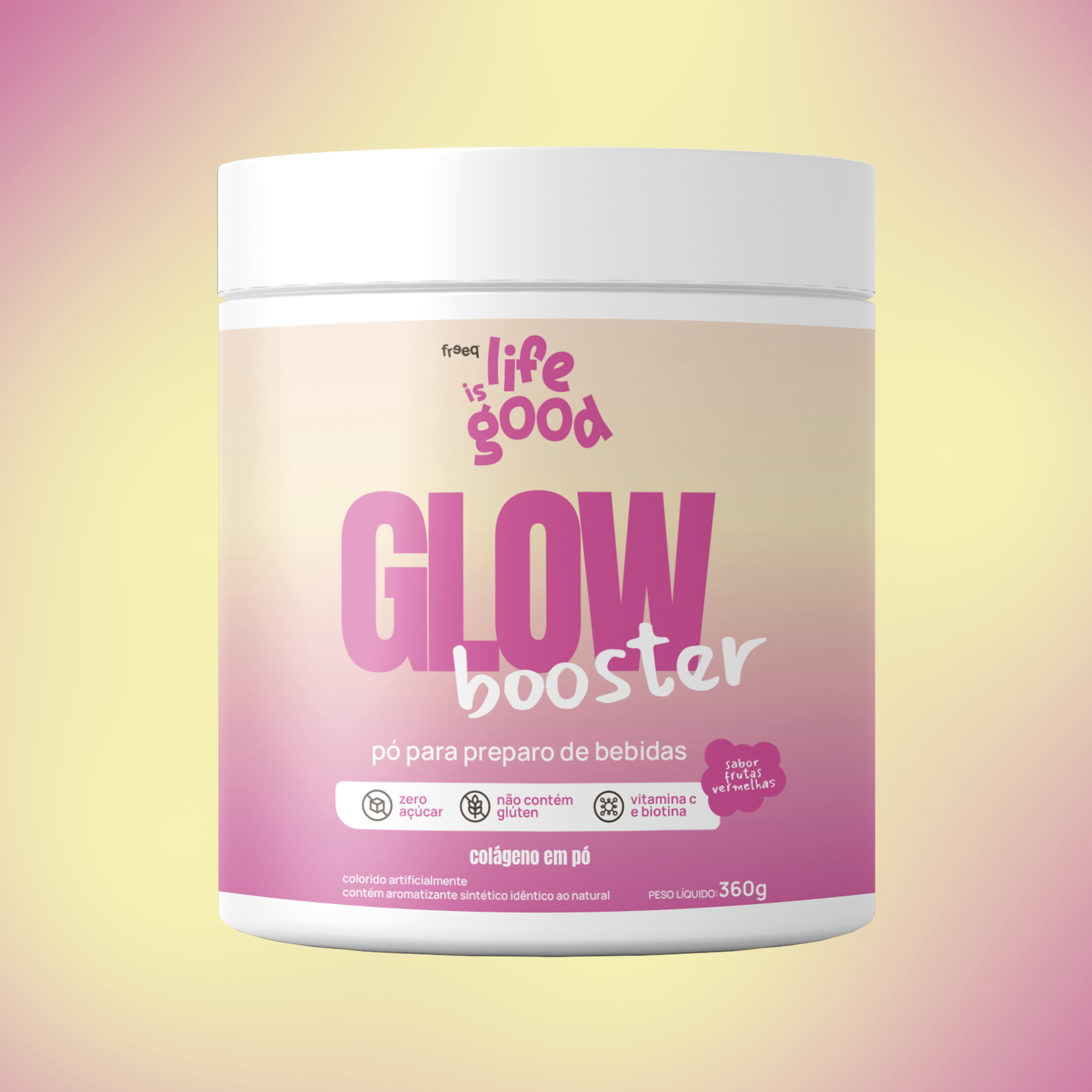 Colágeno em Pó - Glow Booster 360g - by Freeq®