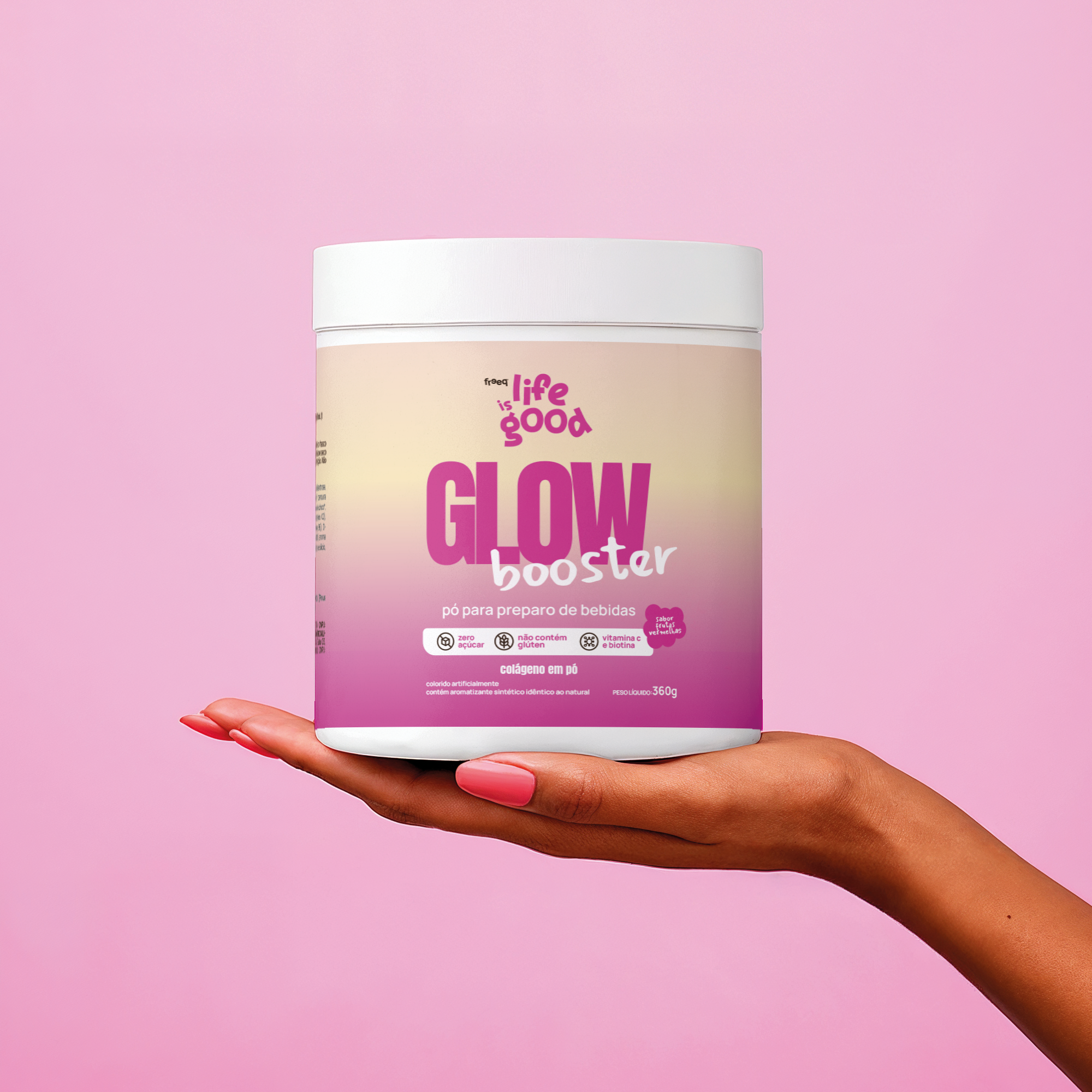 Colágeno em Pó - Glow Booster 360g - by Freeq®