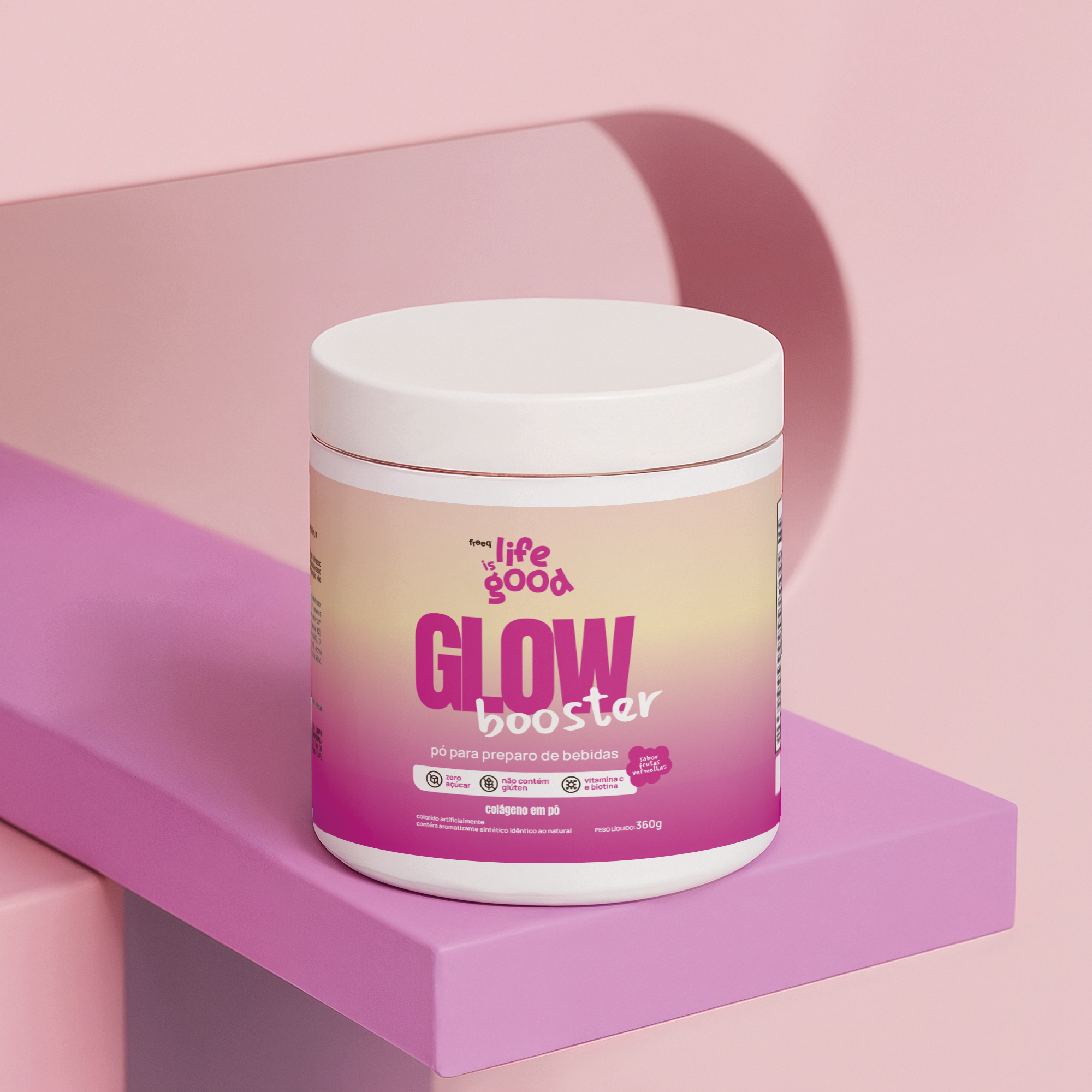 Colágeno em Pó - Glow Booster 360g - by Freeq®