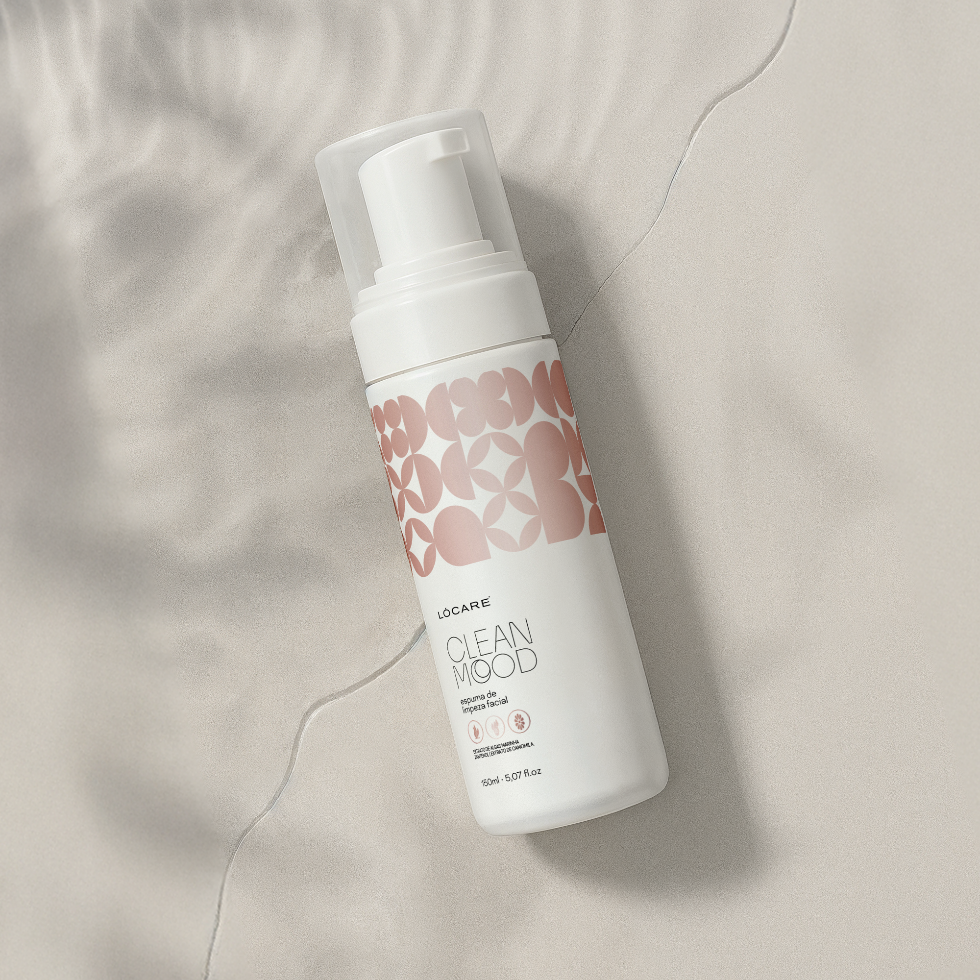 Clean Mood - Espuma de Limpeza Facial 150ml - Lócare®