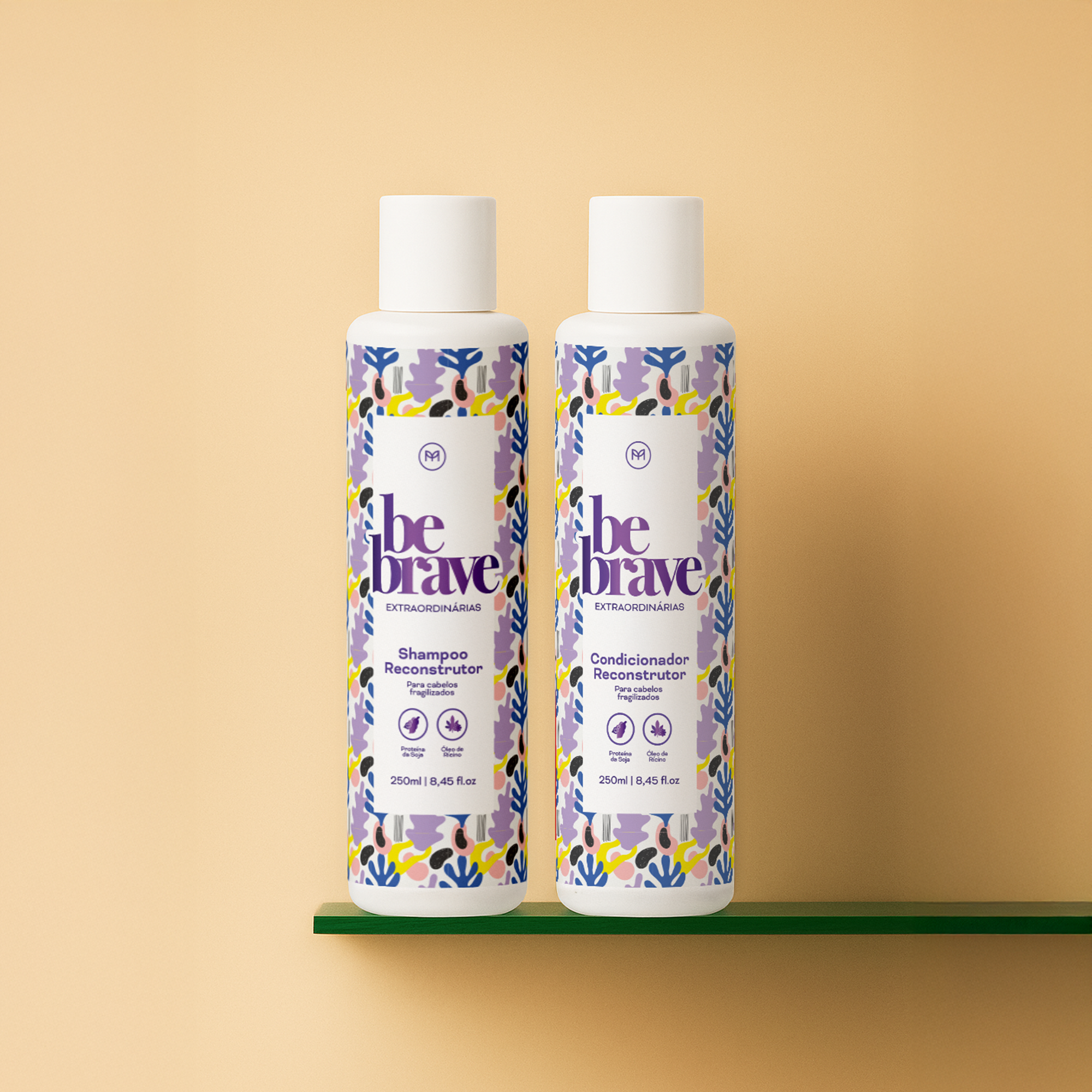 Be Brave - Reconstrução | Kit Básico (Shampoo + Condicionador)