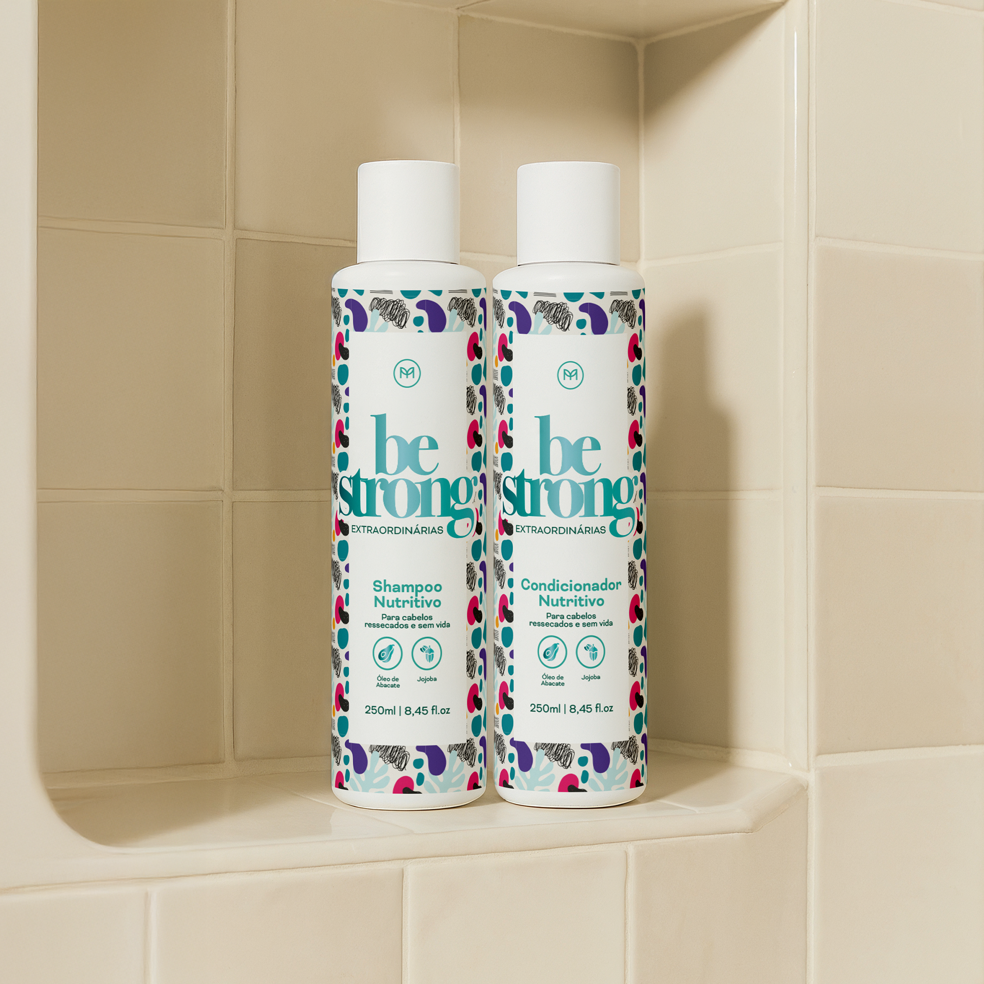 Be Strong - Nutrição | Kit Básico (Shampoo + Condicionador)