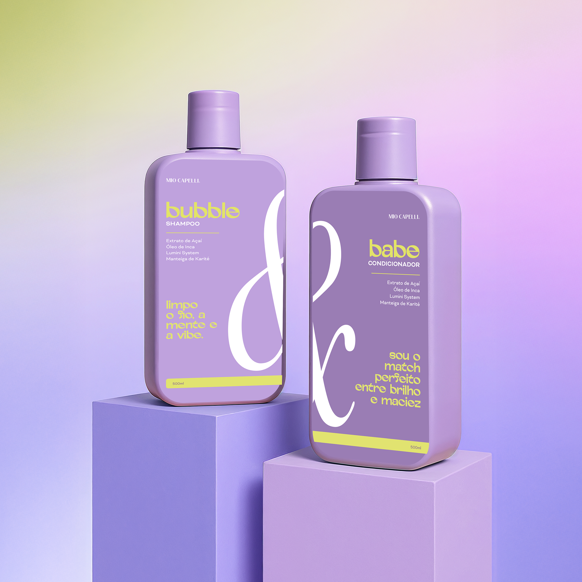 Duo Bubble & Babe (Shampoo + Condicionador) I Brilho e Maciez