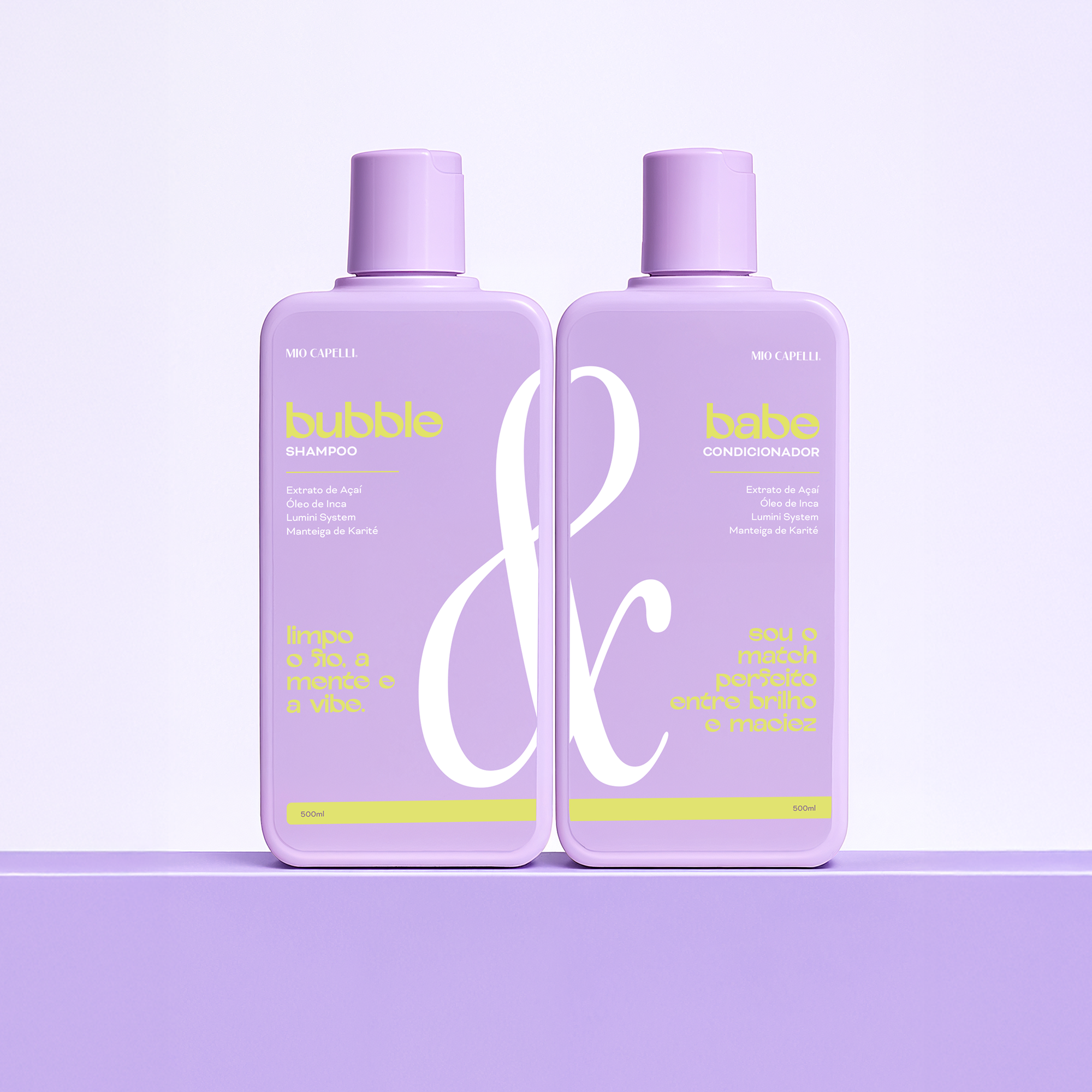 Duo Bubble & Babe (Shampoo + Condicionador) I Brilho e Maciez