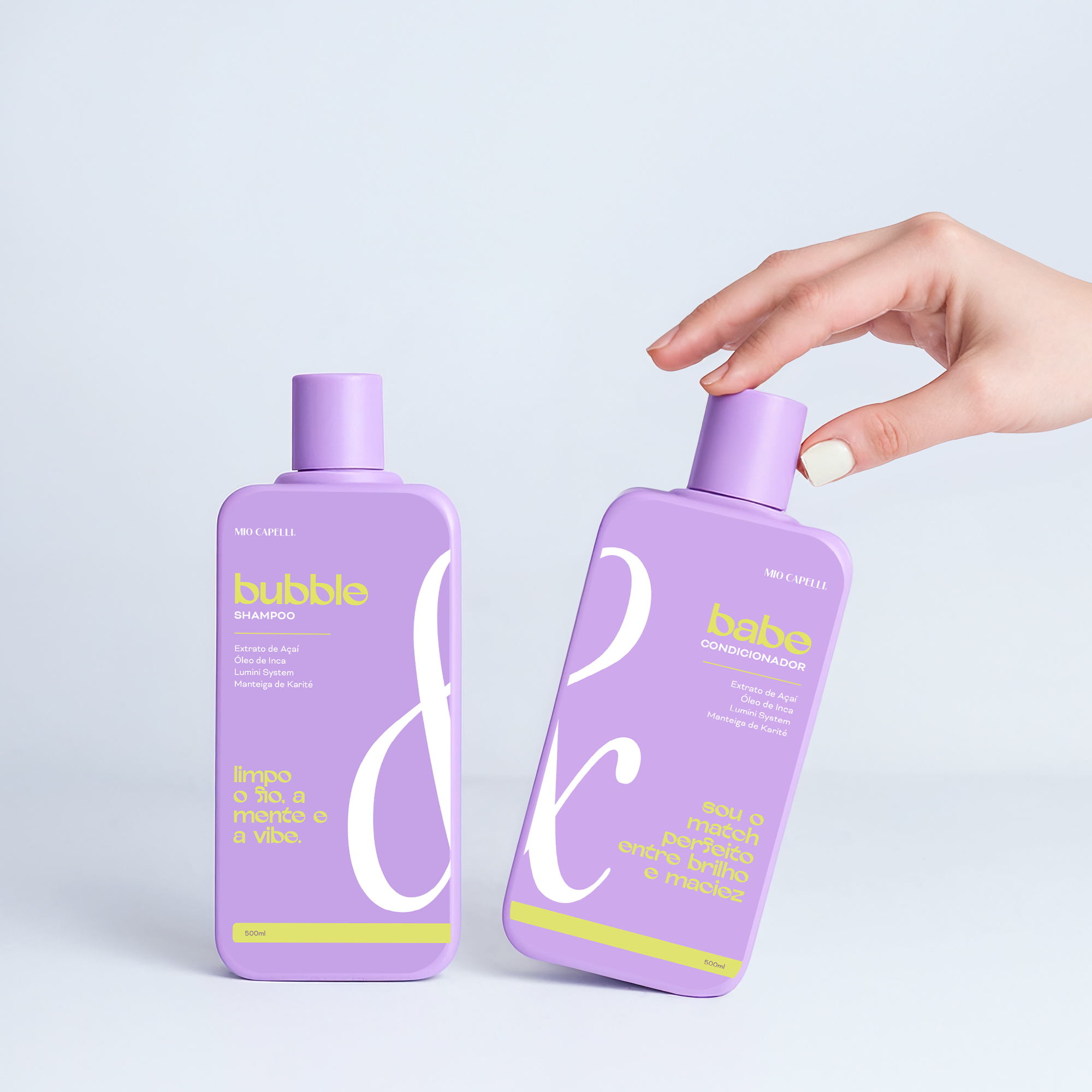 Duo Bubble & Babe (Shampoo + Condicionador) I Brilho e Maciez