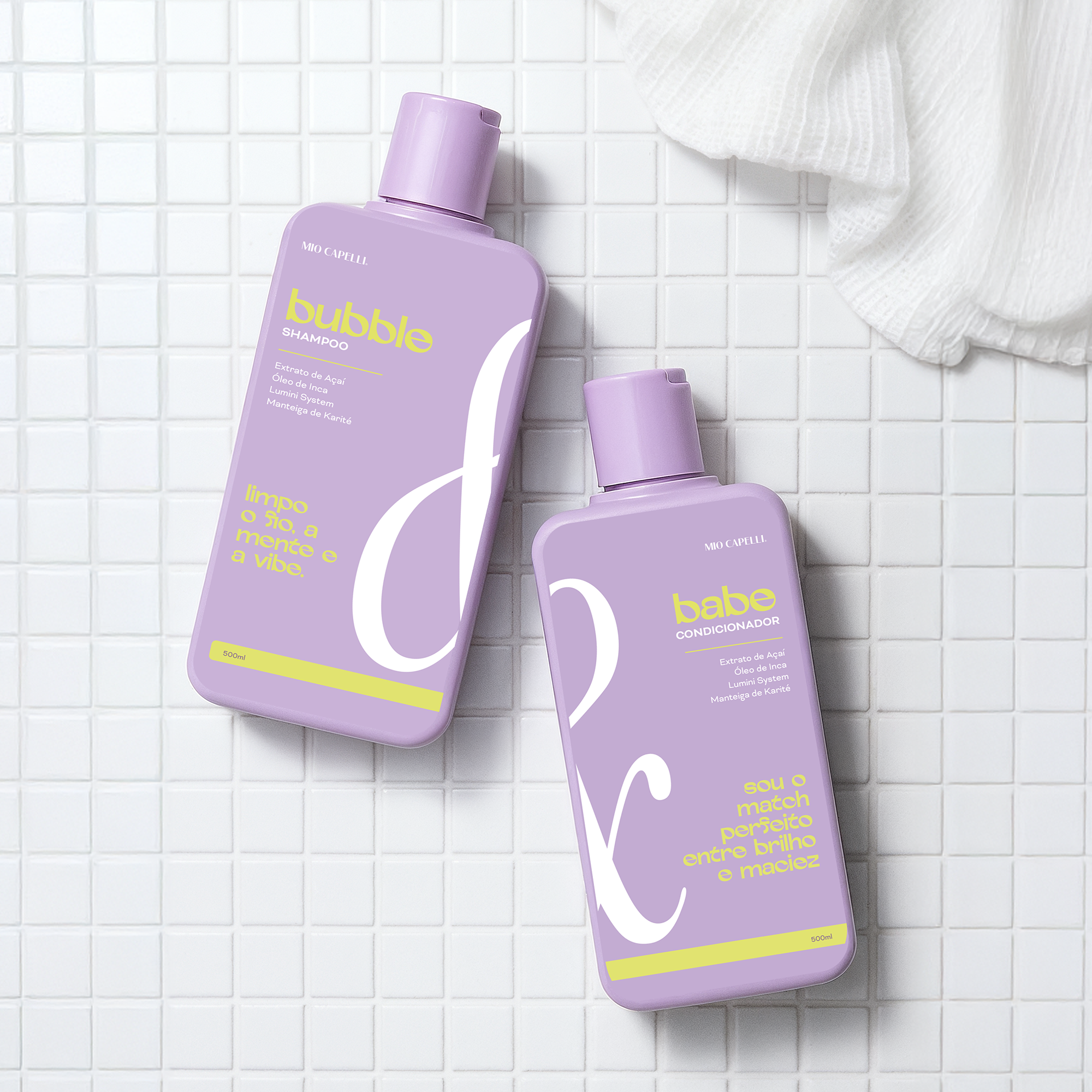Duo Bubble & Babe (Shampoo + Condicionador) I Brilho e Maciez