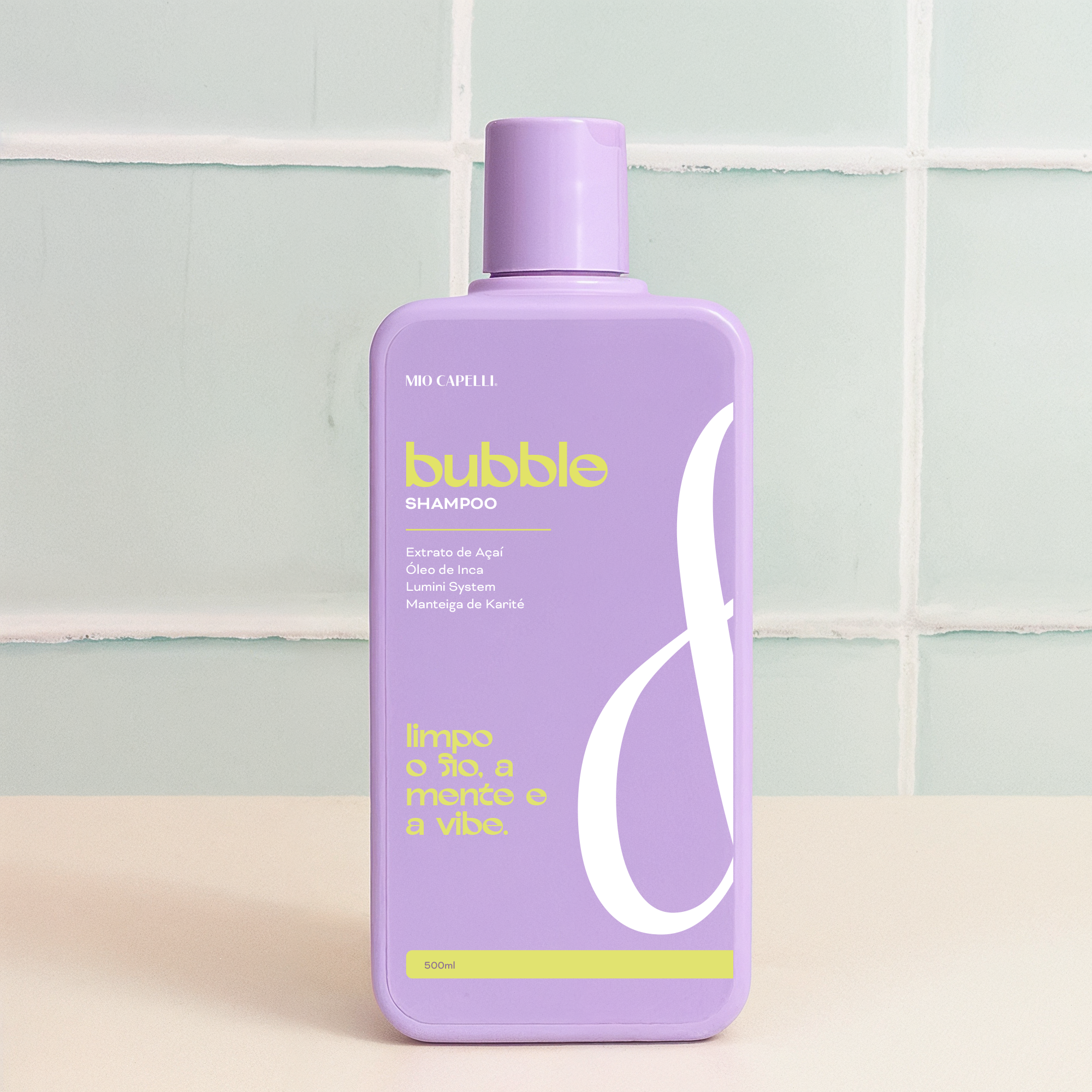 Shampoo Bubble 500ml I Limpeza Inteligente