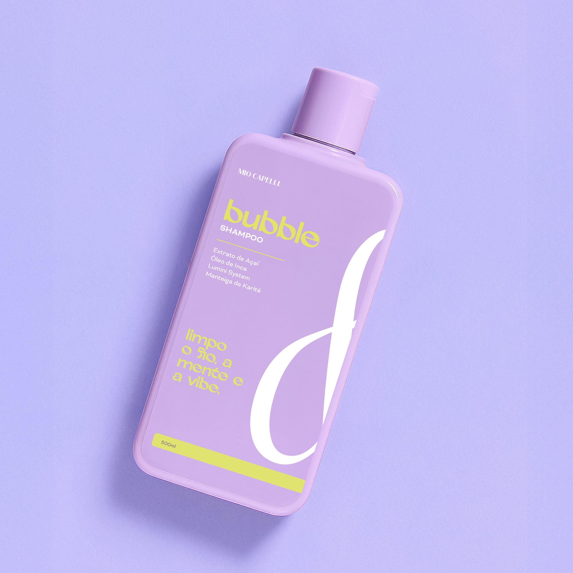 Shampoo Bubble 500ml I Limpeza Inteligente