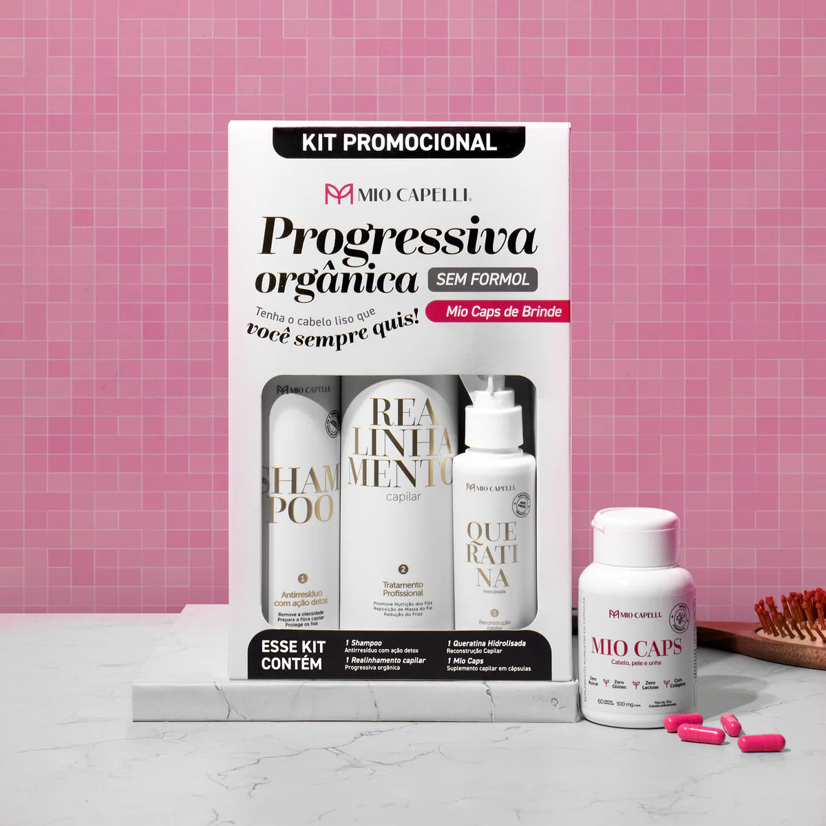 Kit Progressiva Orgânica de 500ml - Liso Perfeito