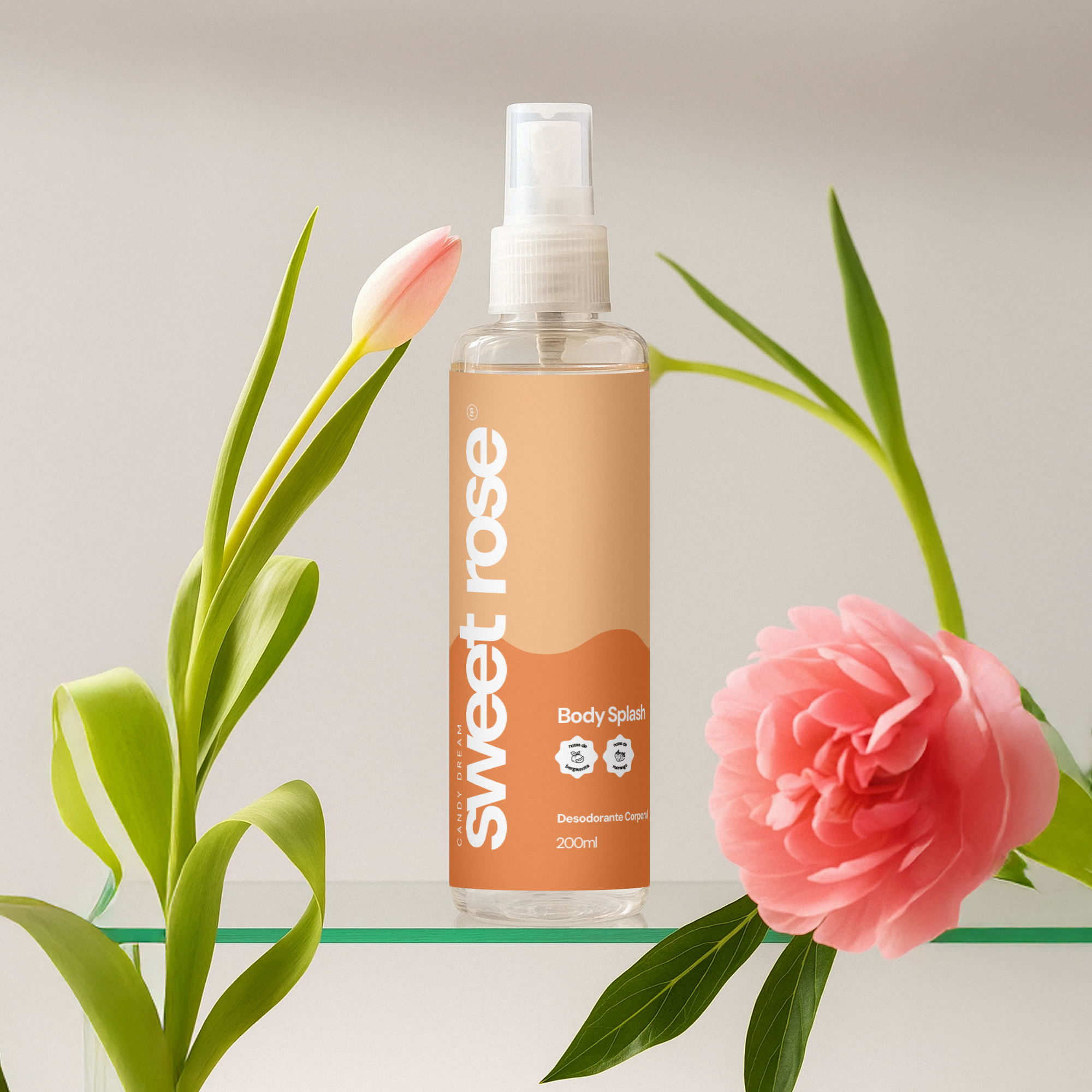 Body Splash Sweet Rose 200ml (Inspirado no Berry Kiss de Victoria's Secret)