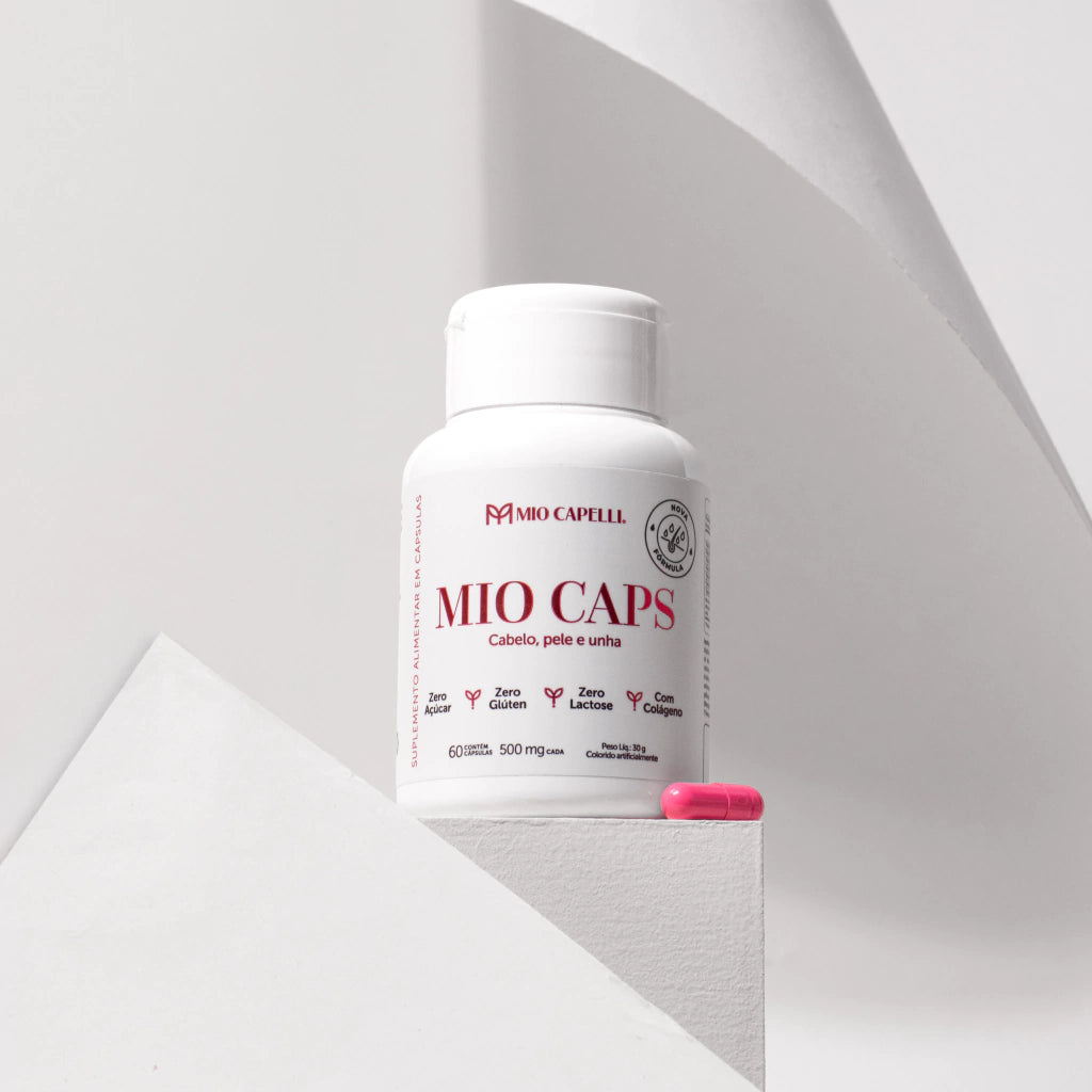Mio Caps Vitamina Para Cabelo Pele e Unha (60 cápsulas) - Mio Capelli®