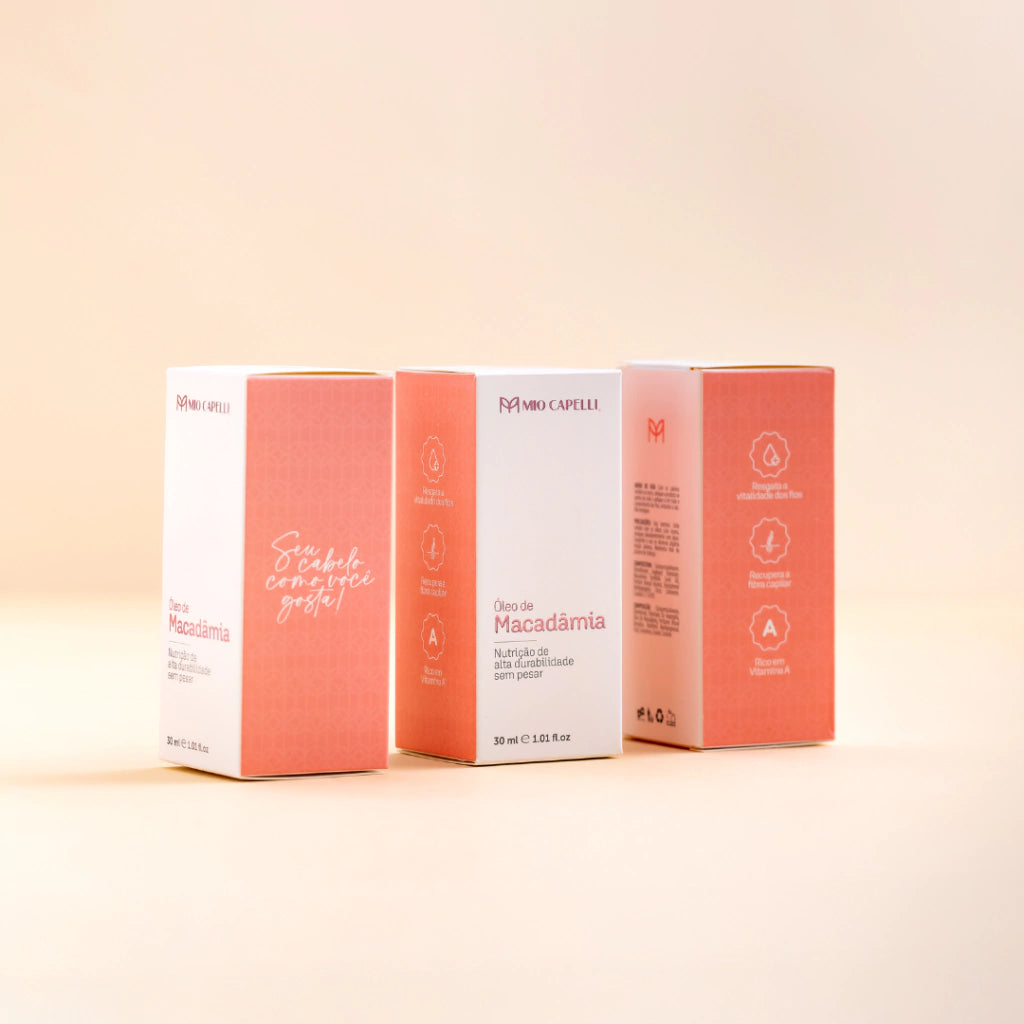 Óleo de Macadâmia 30ml - Mio Capelli®
