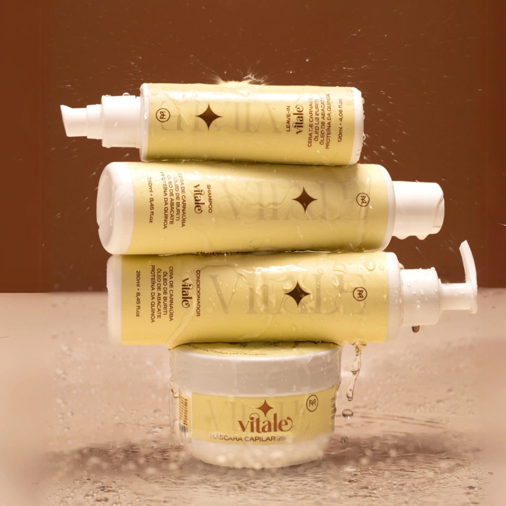 Kit Nutritivo Vitale (Para Cabelos Fracos e Quebradiços)