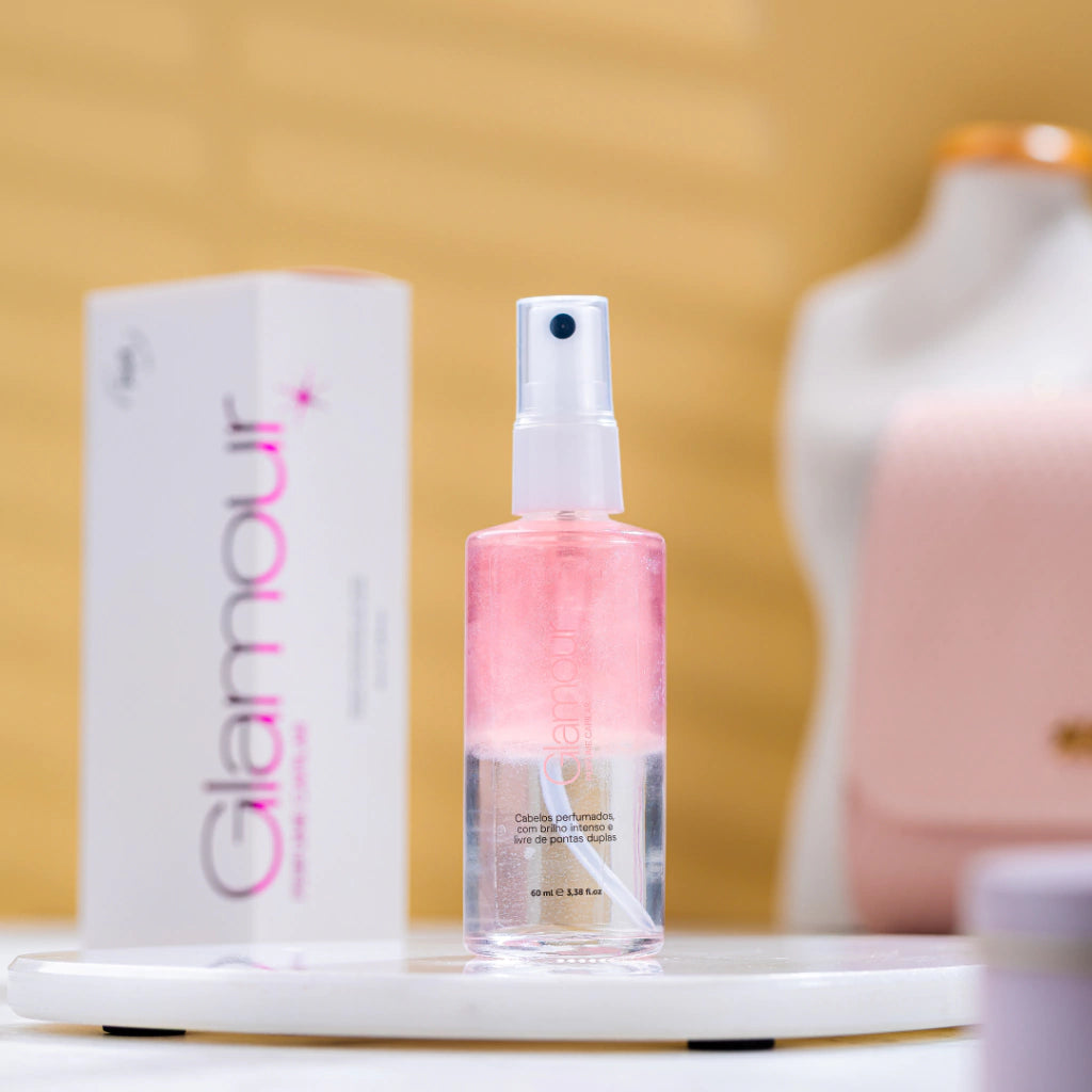 Perfume Capilar Glamour 60ml (Inspirado no Chance Eau Tendre Chanel) + Brinco GRÁTIS