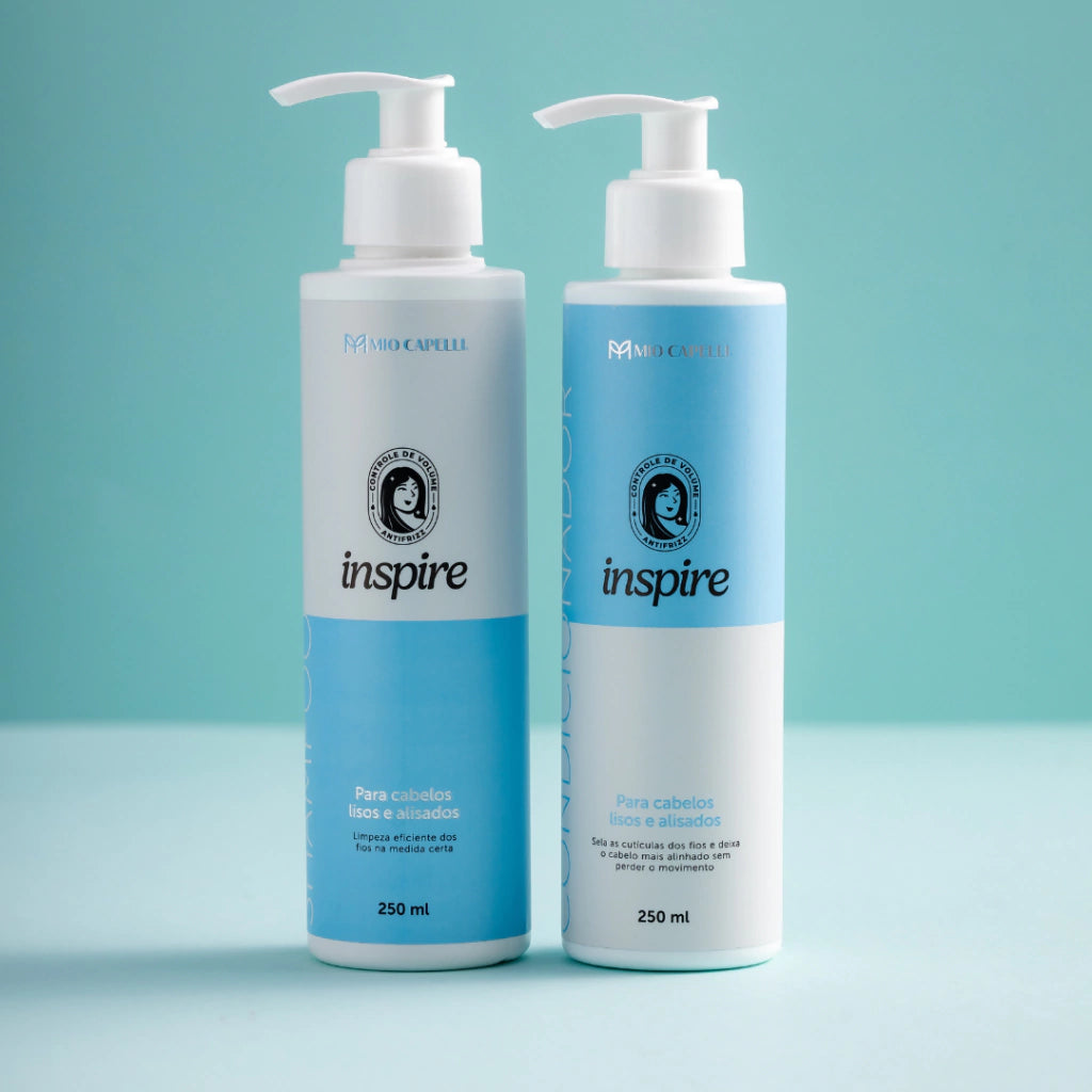 1) Kit Inspire Básico - Tratamento Pós Progressiva (Shampoo +