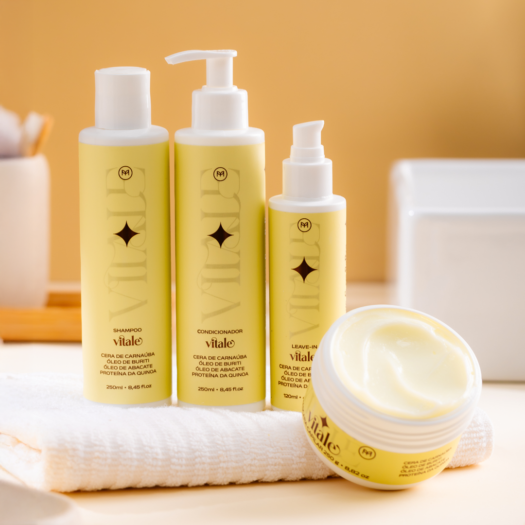 Kit Nutritivo Vitale (Para Cabelos Fracos e Quebradiços)