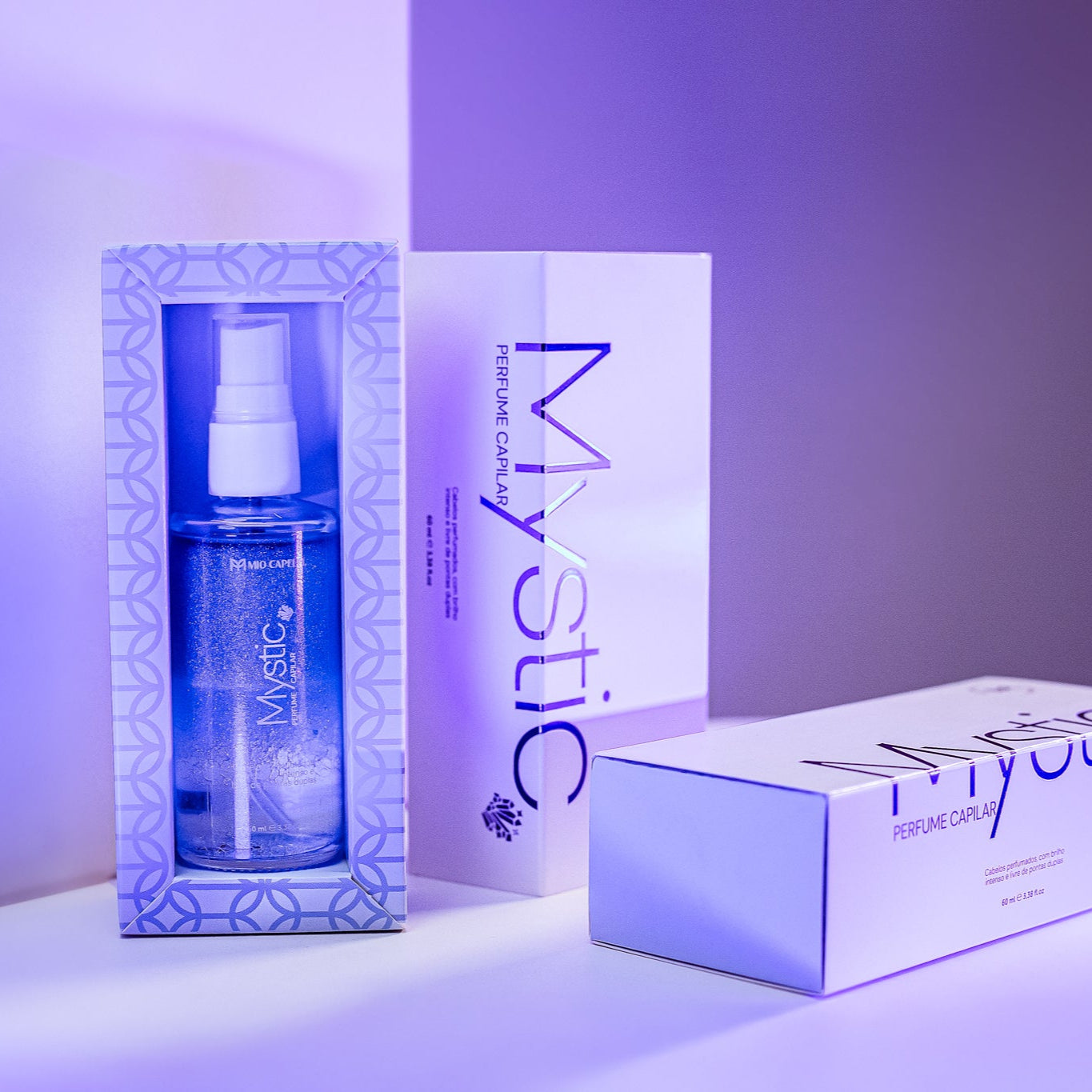 Perfume Capilar Mystic 60ml (Inspirado no Good Girl Blush) +  Brinco GRÁTIS