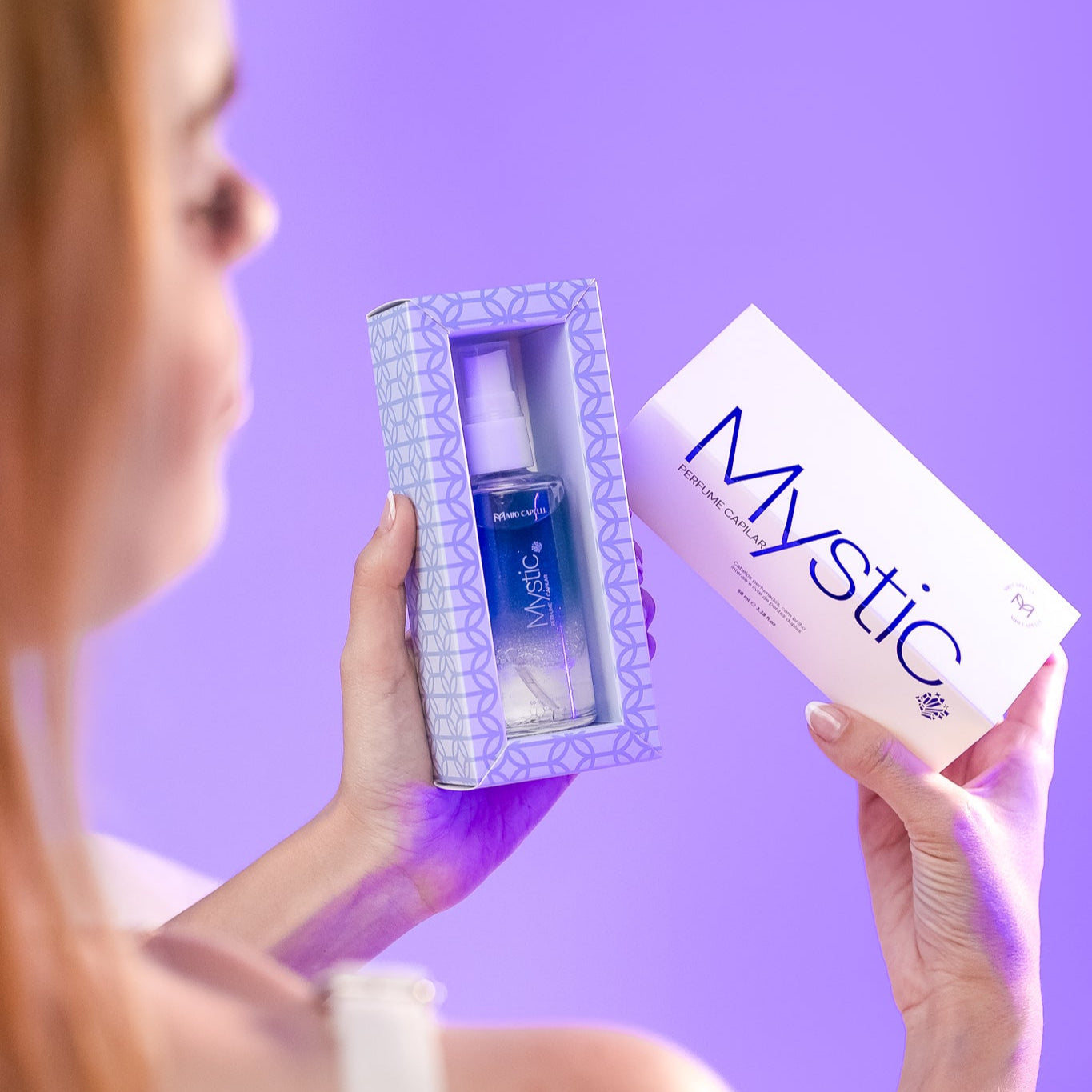 Perfume Capilar Mystic 60ml (Inspirado no Good Girl Blush) +  Brinco GRÁTIS