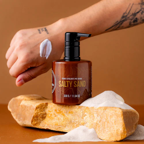 Salty Sand - Creme Esfoliante Pré-Barba 330g I El Capitán®