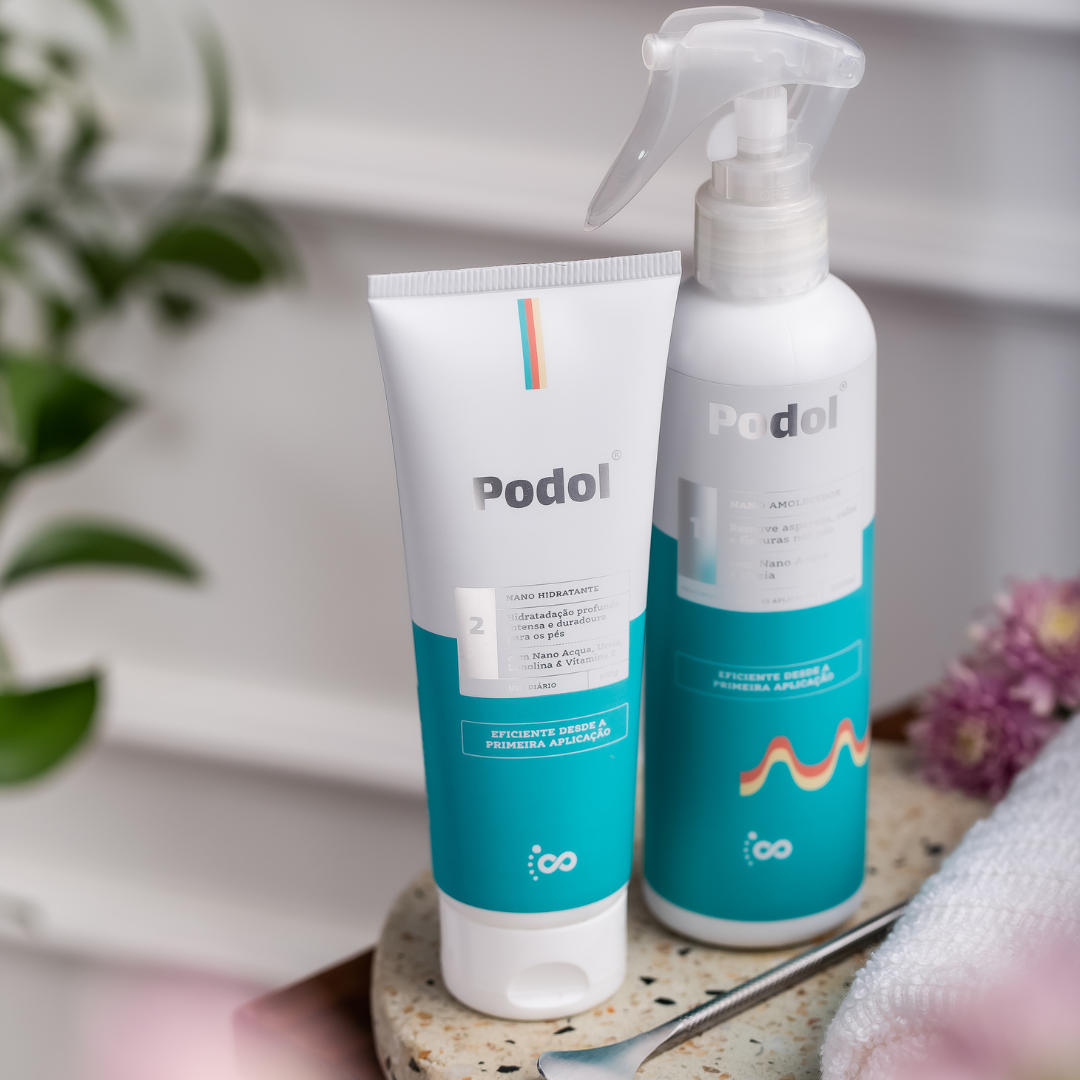 Kit Pé Lisinho (Podol - Amolecedor, Hidratante e Espátula) - Foots®