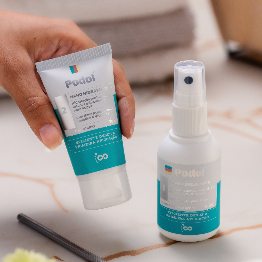 Kit Pé Lisinho (Podol - Amolecedor, Hidratante e Espátula) - Foots®