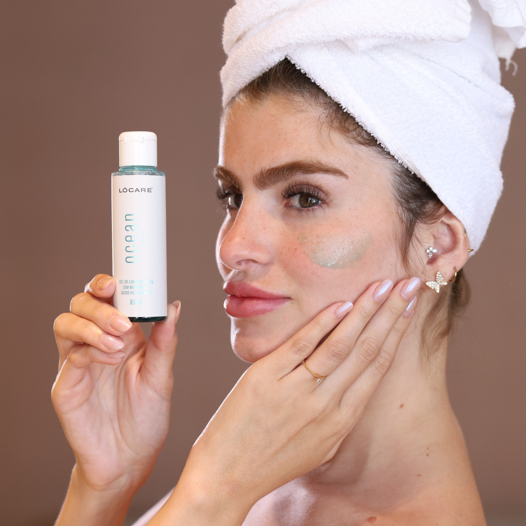 Ocean - Gel de limpeza facial anti-idade 60ml - Lócare®