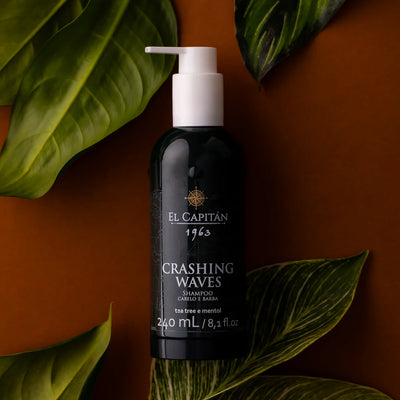 Shampoo Crashing Waves 240ml - Para Cabelo e Barba I El Capitán®