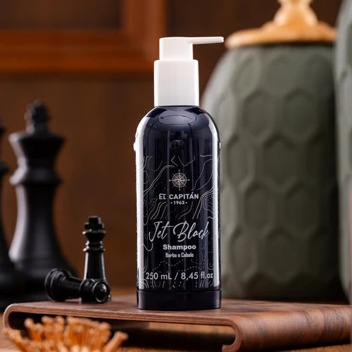 3) Shampoo Fortalecedor - Jet Black 250ml I El Capitán®