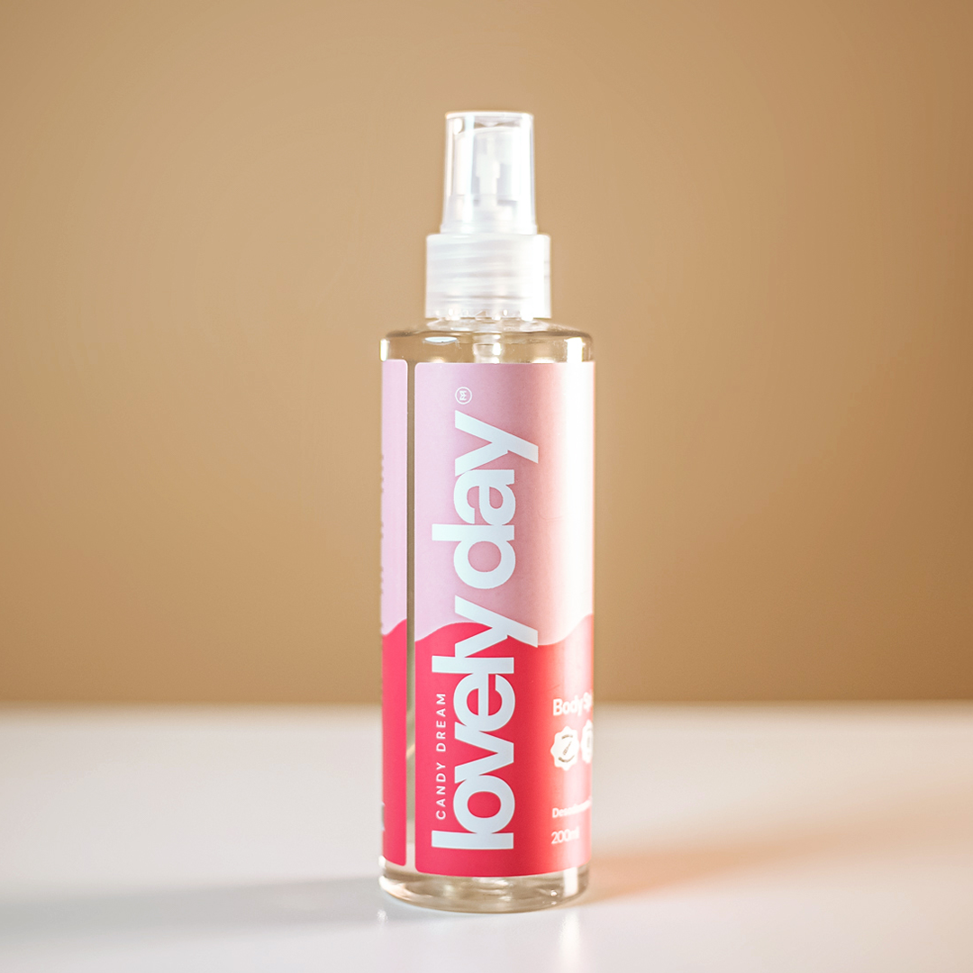 Body Splash Lovely Day 200ml (Inspirado no 212 VIP Rosé)
