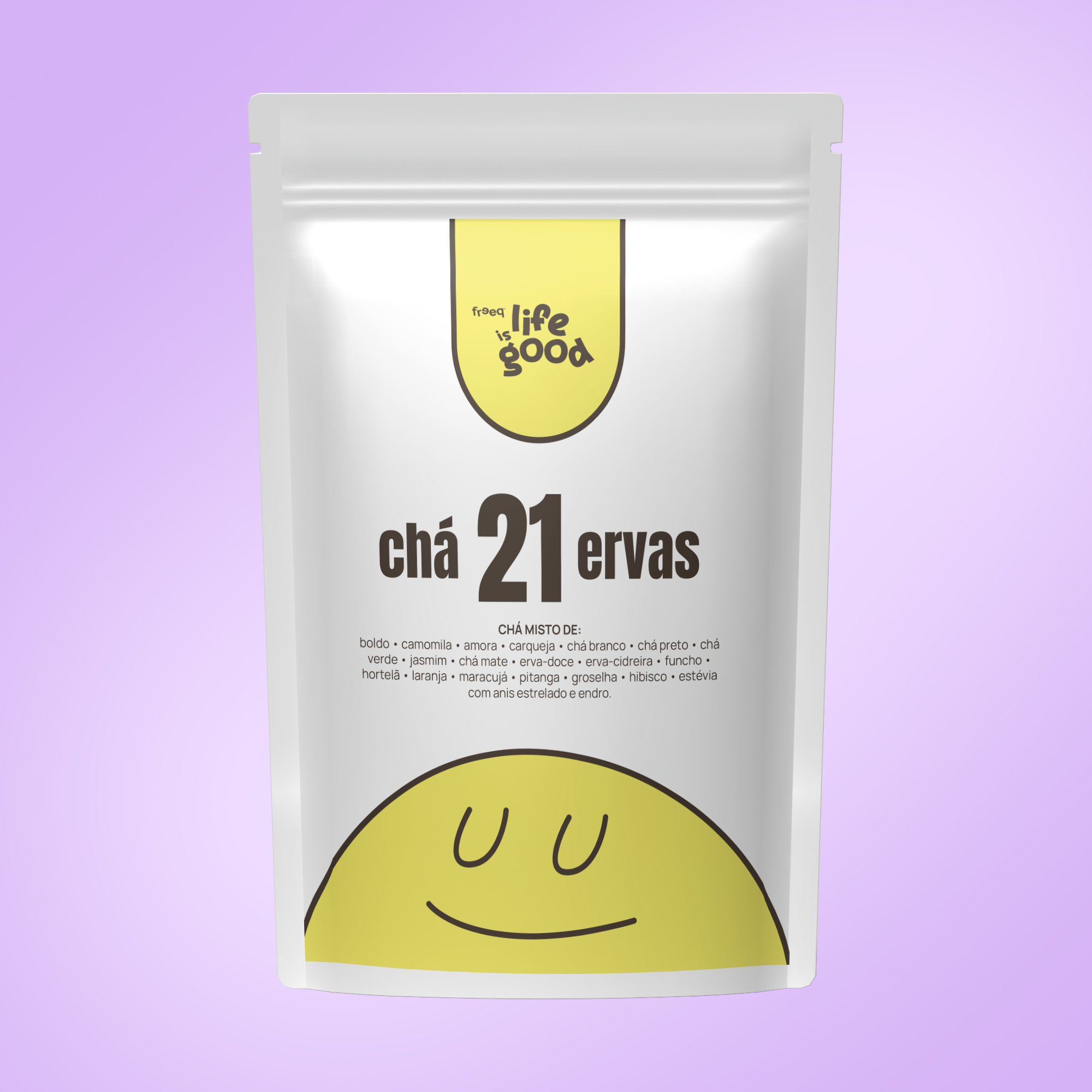 Chá 21 Ervas 100g - Life is Good - by Freeq®