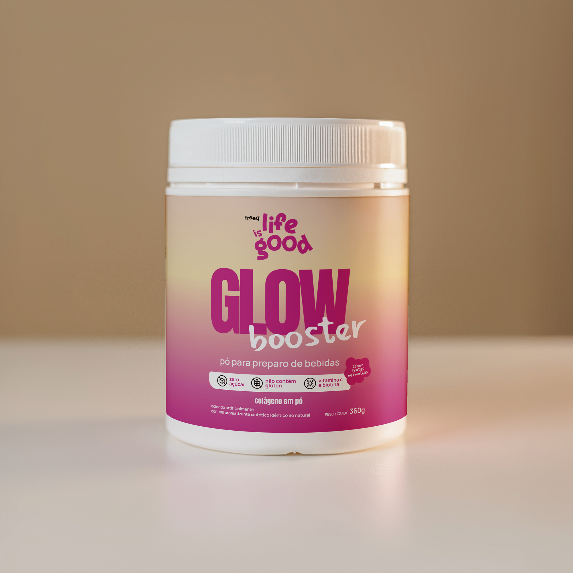 Colágeno em Pó - Glow Booster 360g - by Freeq®