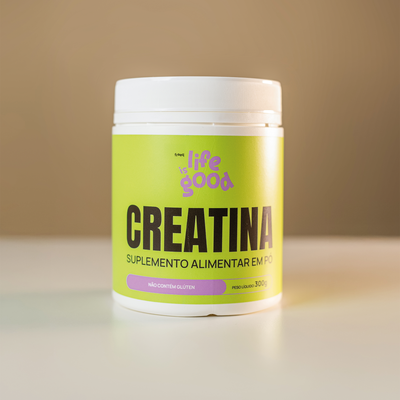 Creatina em Pó 300g - Life is Good - by Freeq®