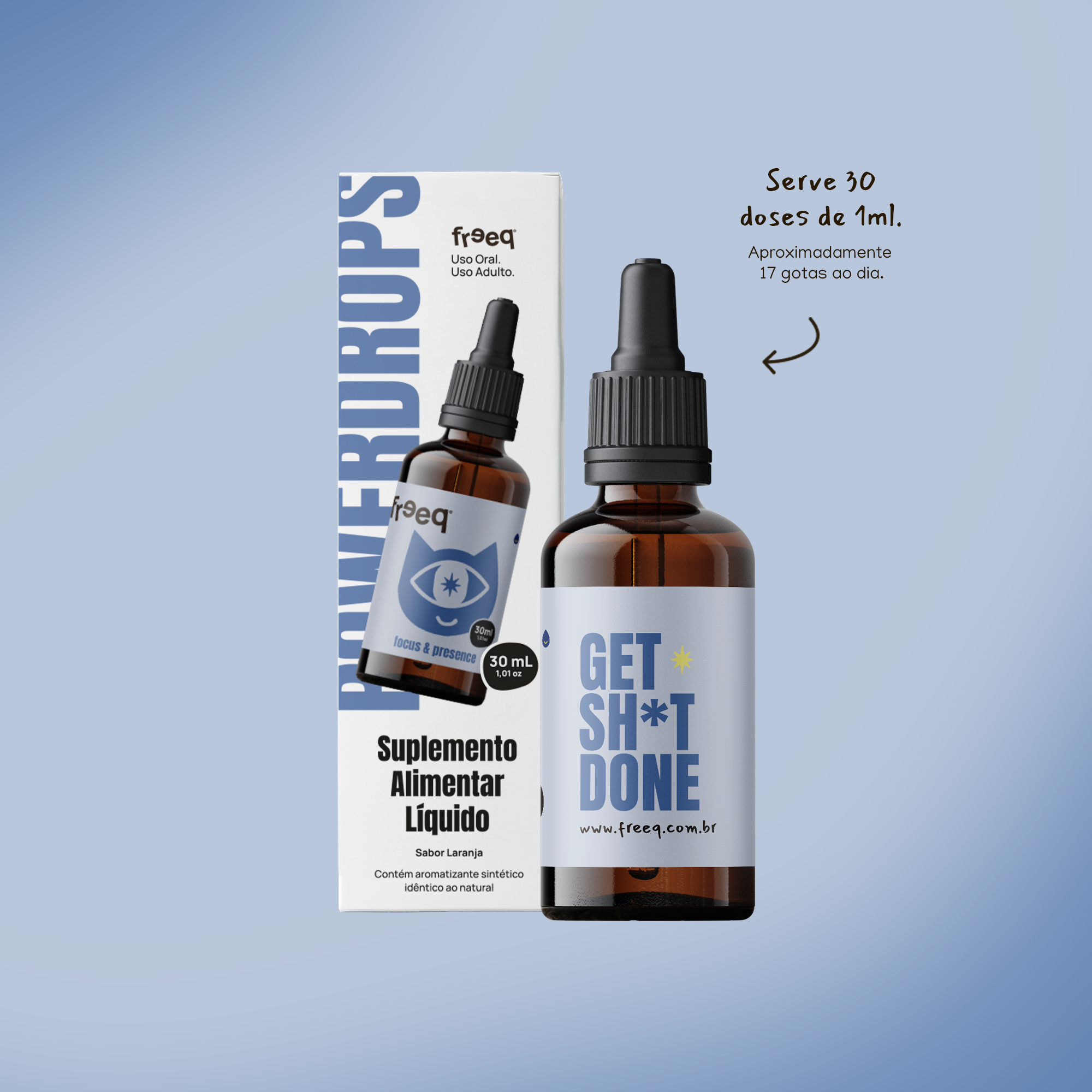 Powerdrops® Focus & Presence 30ml - by Freeq®