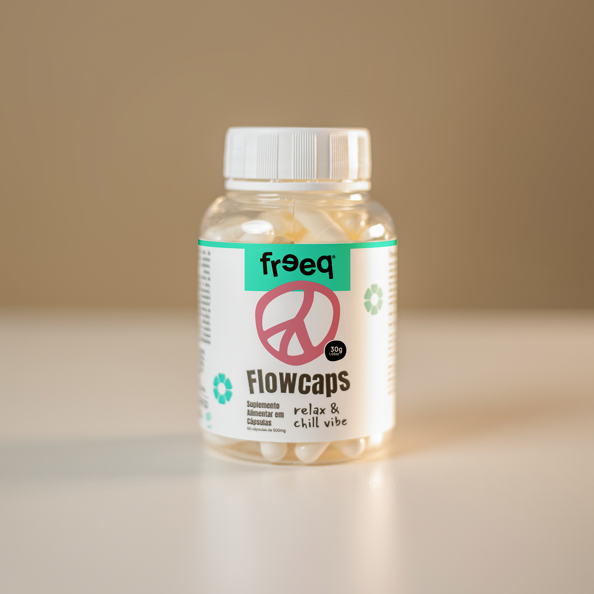 Flowcaps® Relax & Chill Vibe (60 cápsulas) - by Freeq®