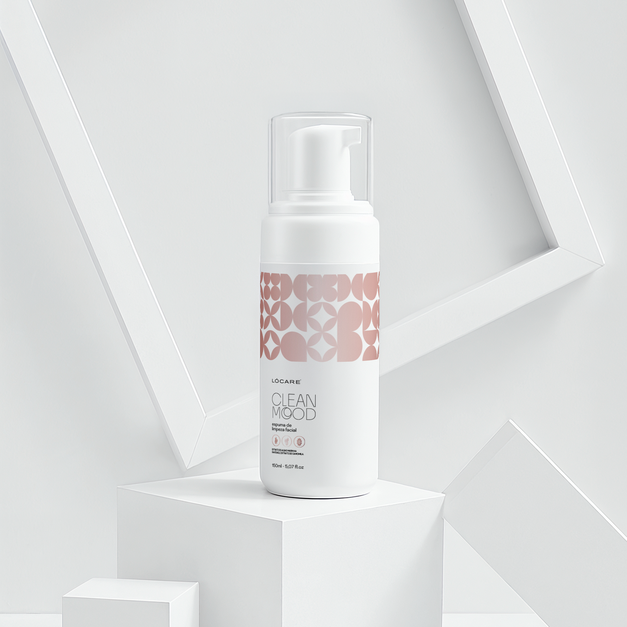 Clean Mood - Espuma de Limpeza Facial 150ml - Lócare®