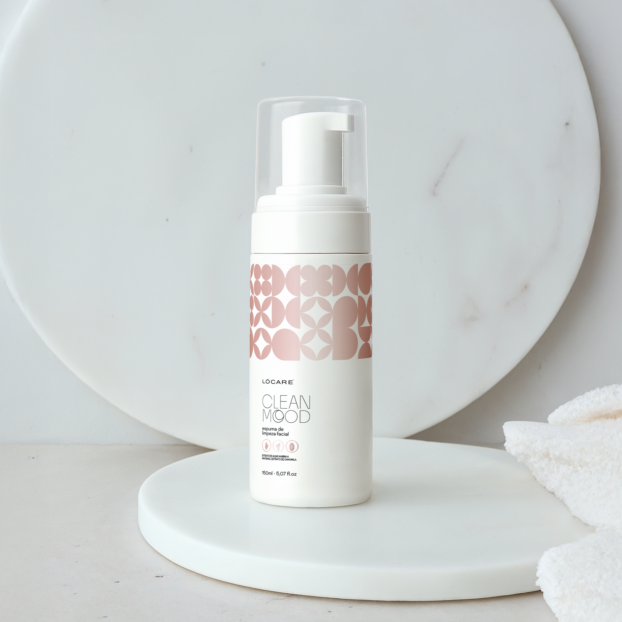 Clean Mood - Espuma de Limpeza Facial 150ml - Lócare®