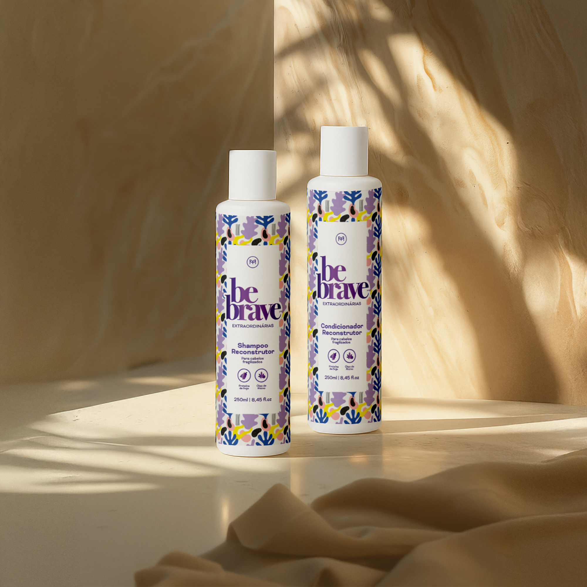 Be Brave  - Reconstrução | Kit Básico (Shampoo + Condicionador)