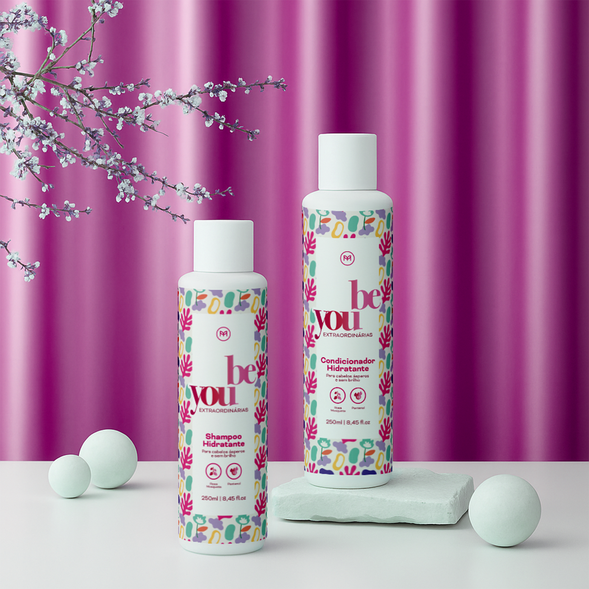 Be You - Hidratação | Kit Básico (Shampoo + Condicionador)