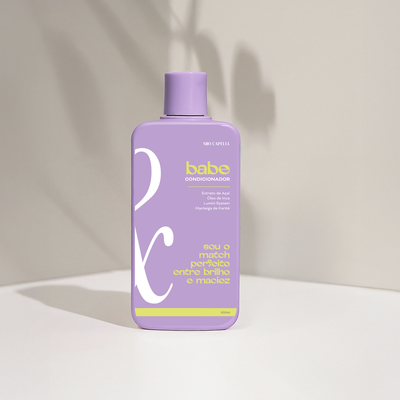 Condicionador Babe 500ml I Maciez, Brilho e Desembaraço