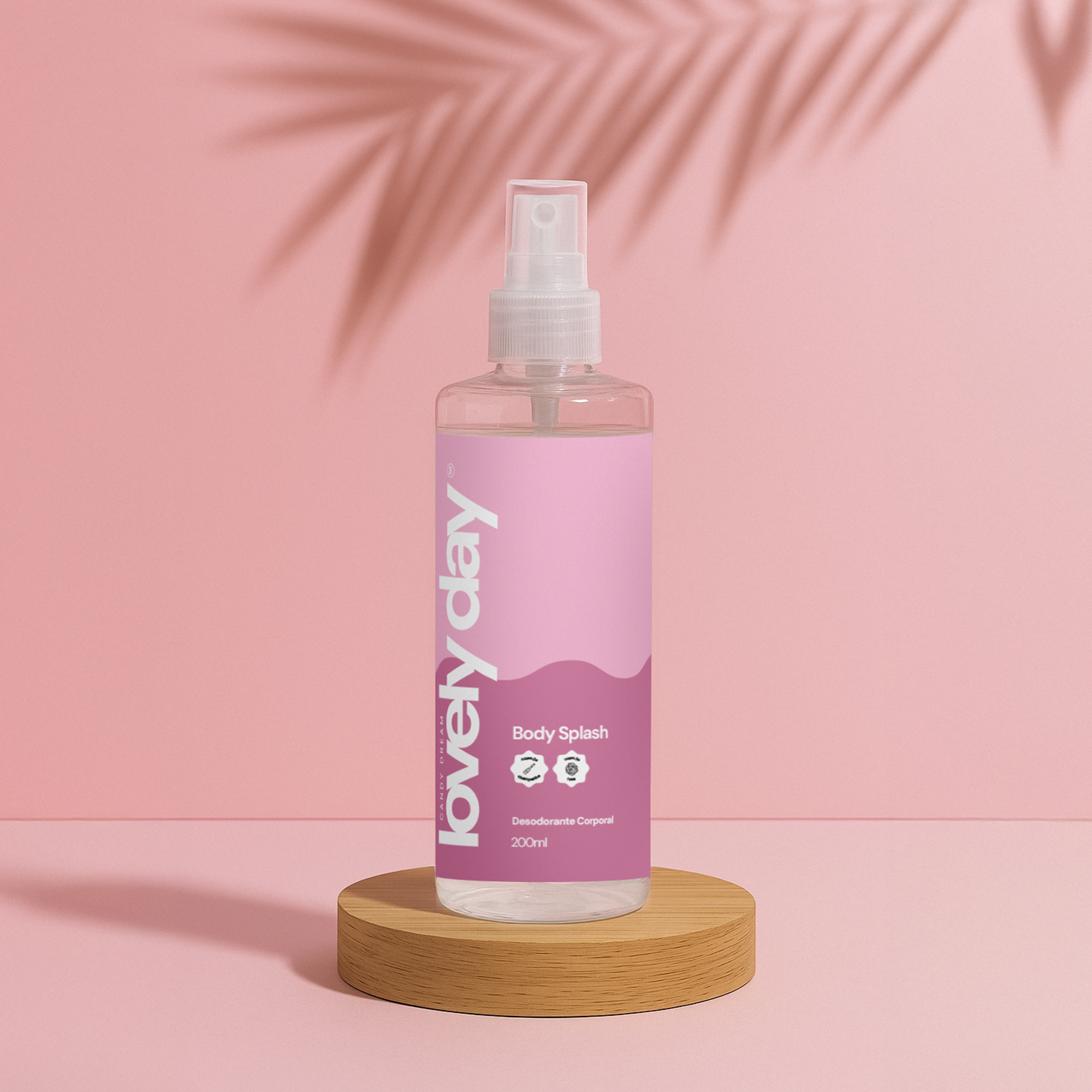 Body Splash Lovely Day 200ml (Inspirado no 212 VIP Rosé)